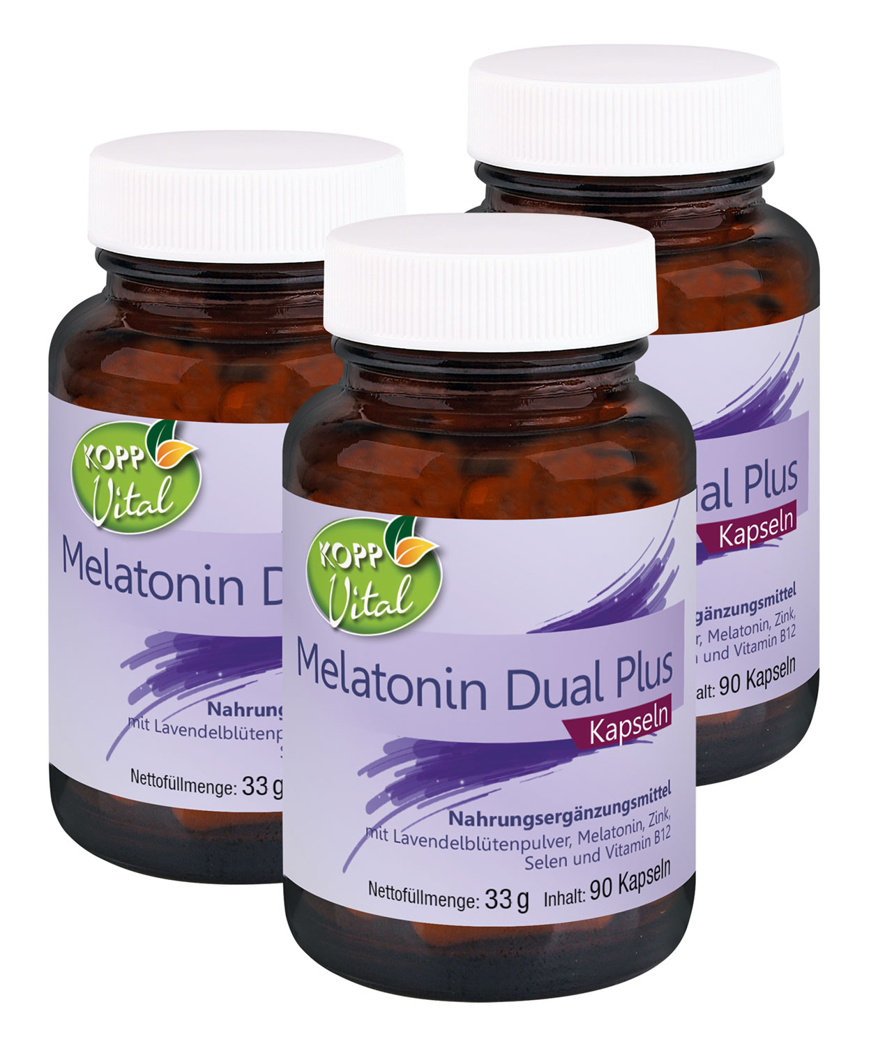 Kopp Vital   Melatonin Dual Plus / 3 mg / 90 Kapseln