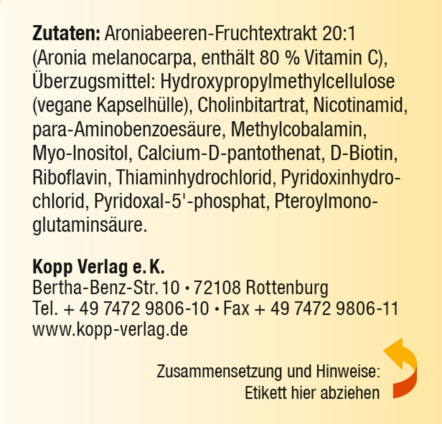 Kopp Vital   Vitamin-B-Komplex / 60 Kapseln03