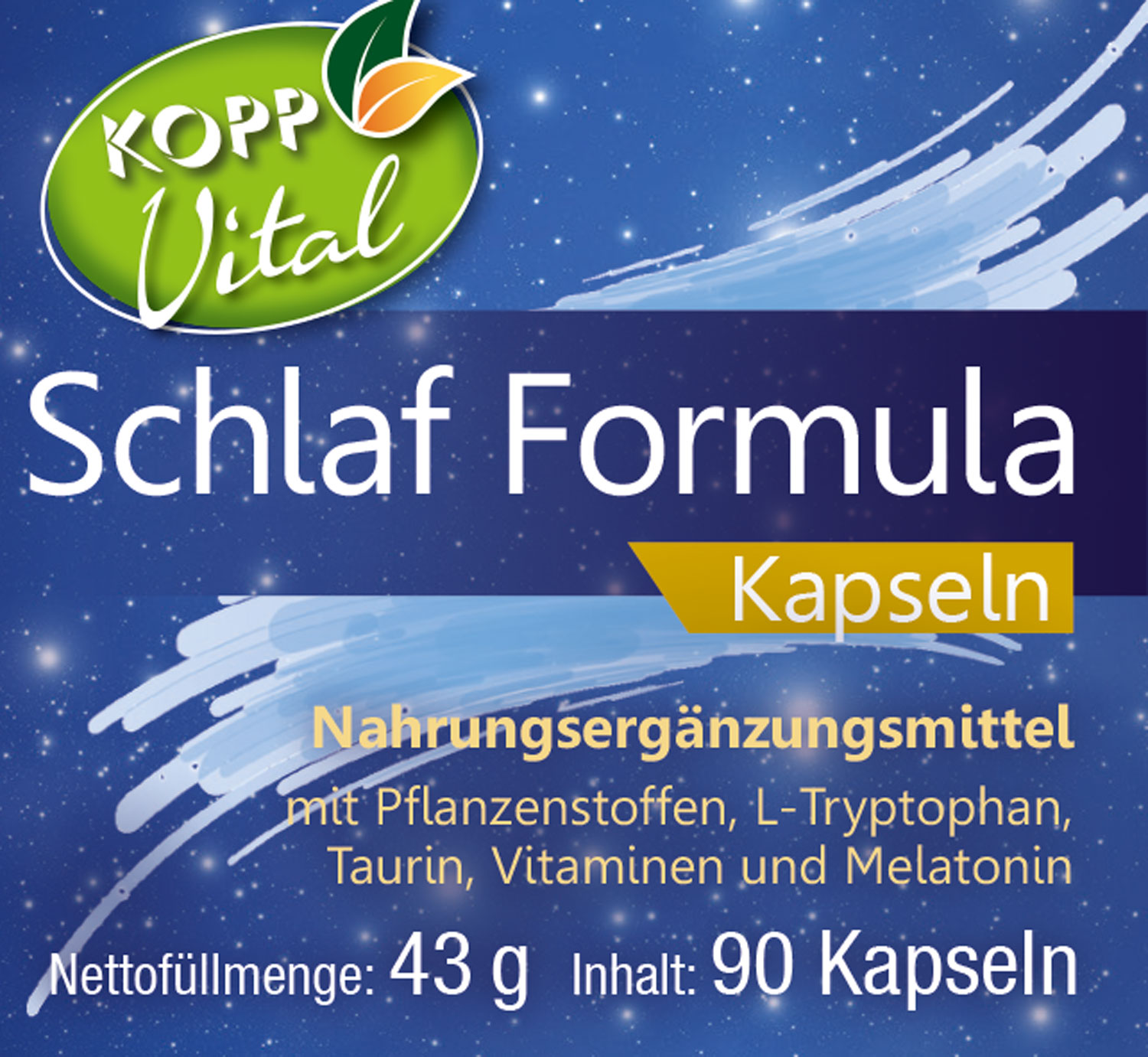Kopp Vital ® Schlaf Formula Kapseln Kopp Vital Produkte Wohlbefinden Kopp Verlag 9167