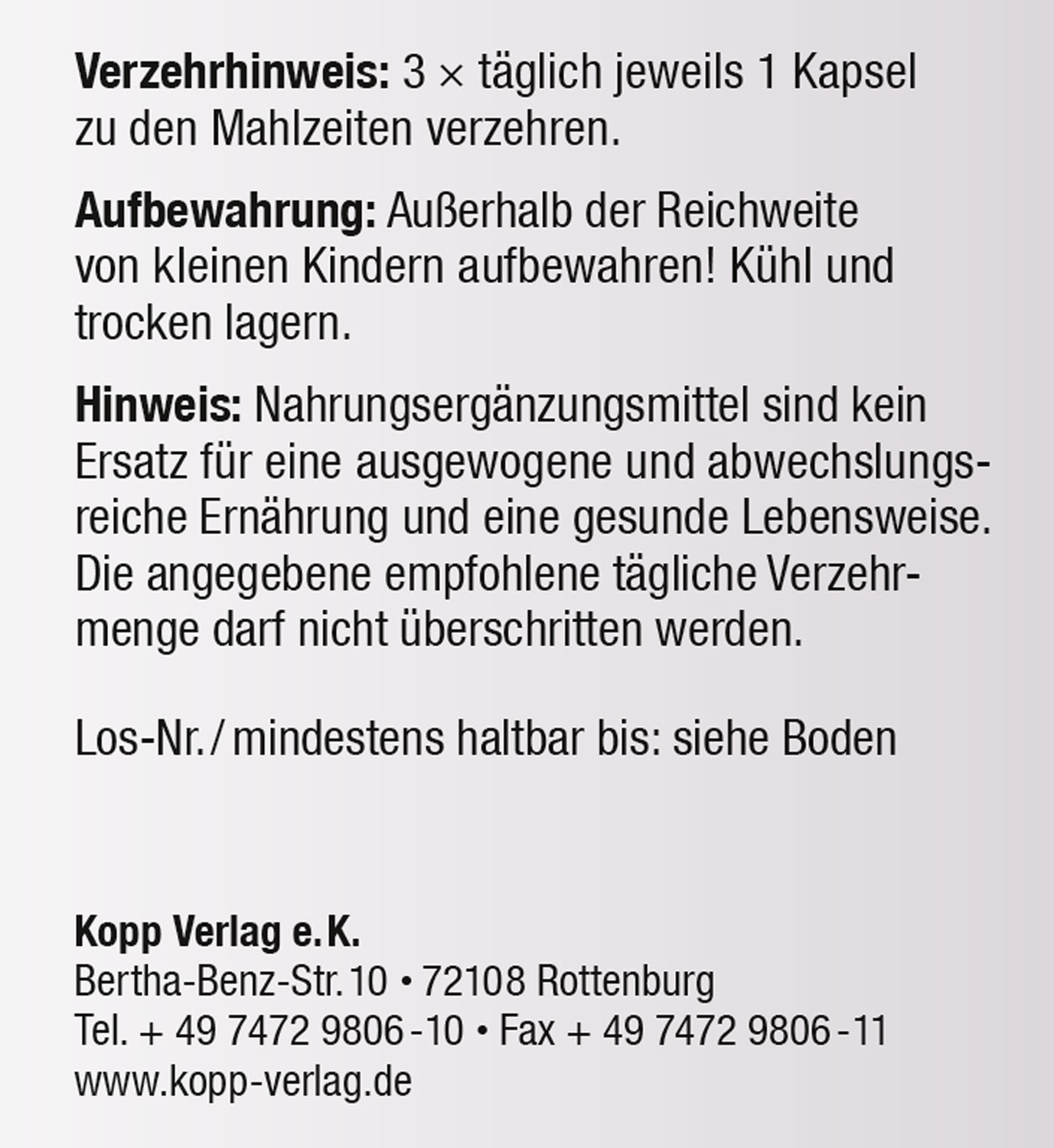 Kopp Vital   Eisen Dual Plus / 13 mg / 90 Kapseln03