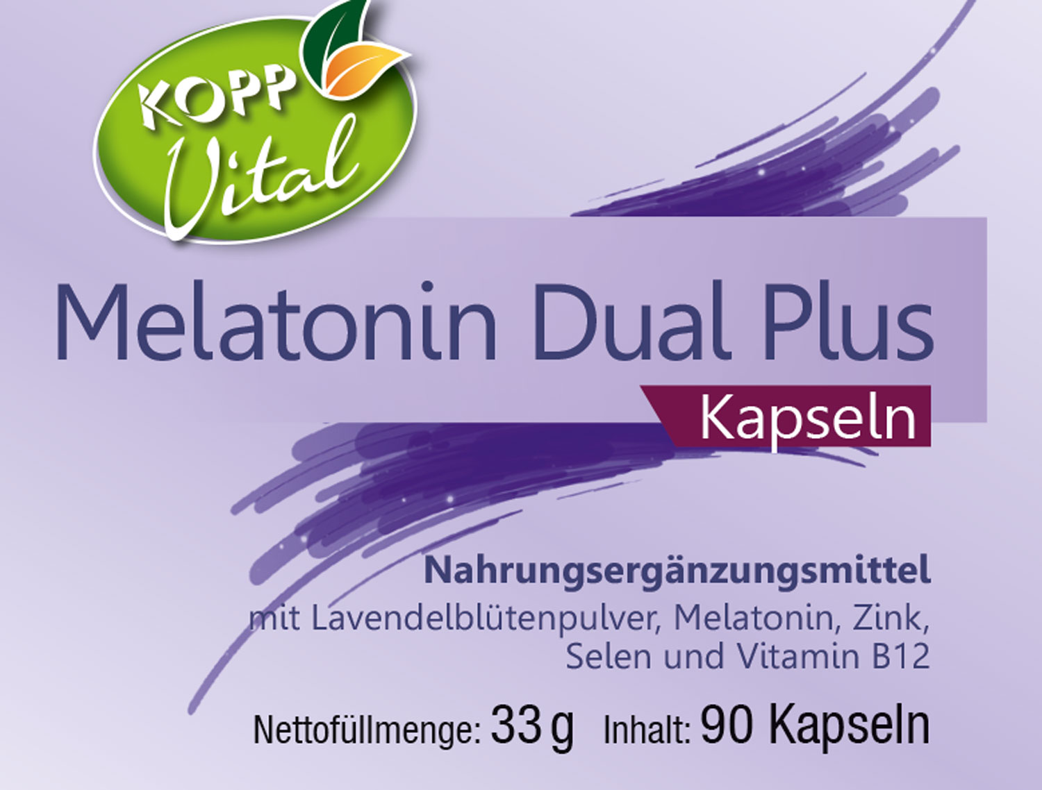 Kopp Vital   Melatonin Dual Plus / 3 mg / 90 Kapseln01