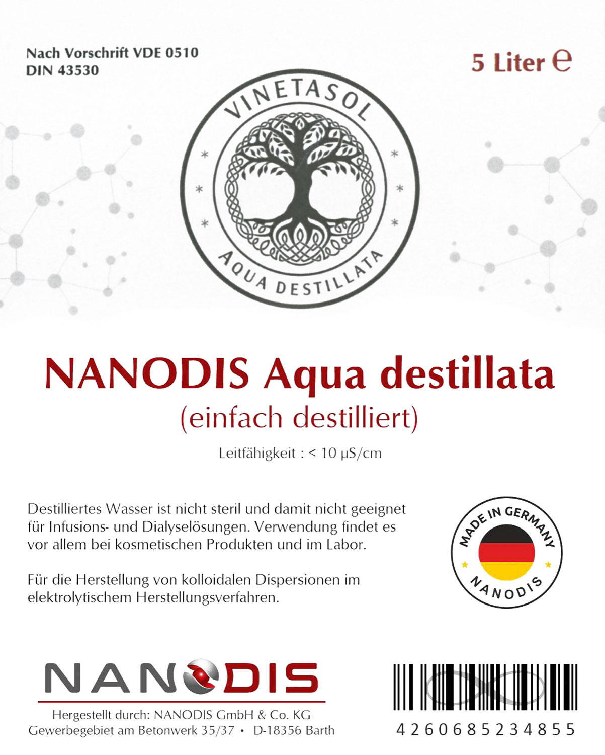 Nanodis Aqua destillata 5 l-Kanister01