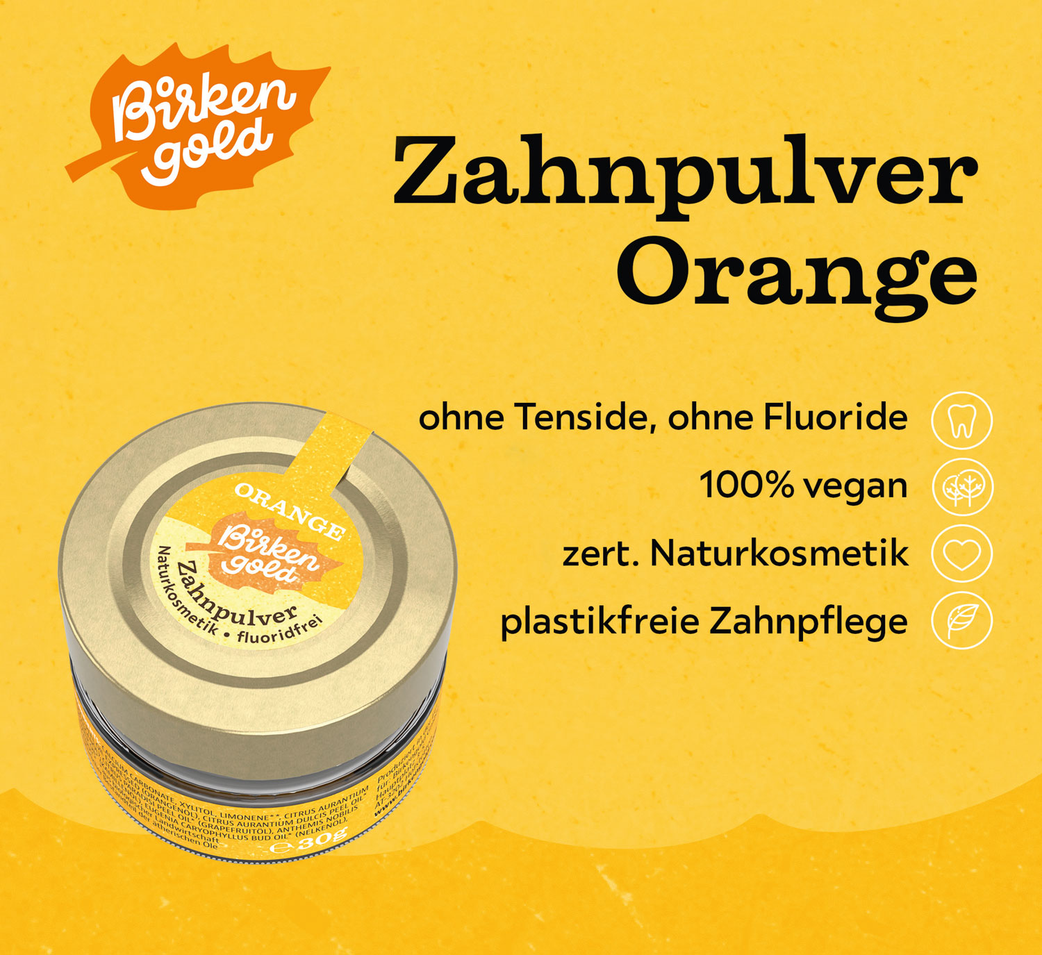 Birkengold &reg;  Zahnpulver Orange02