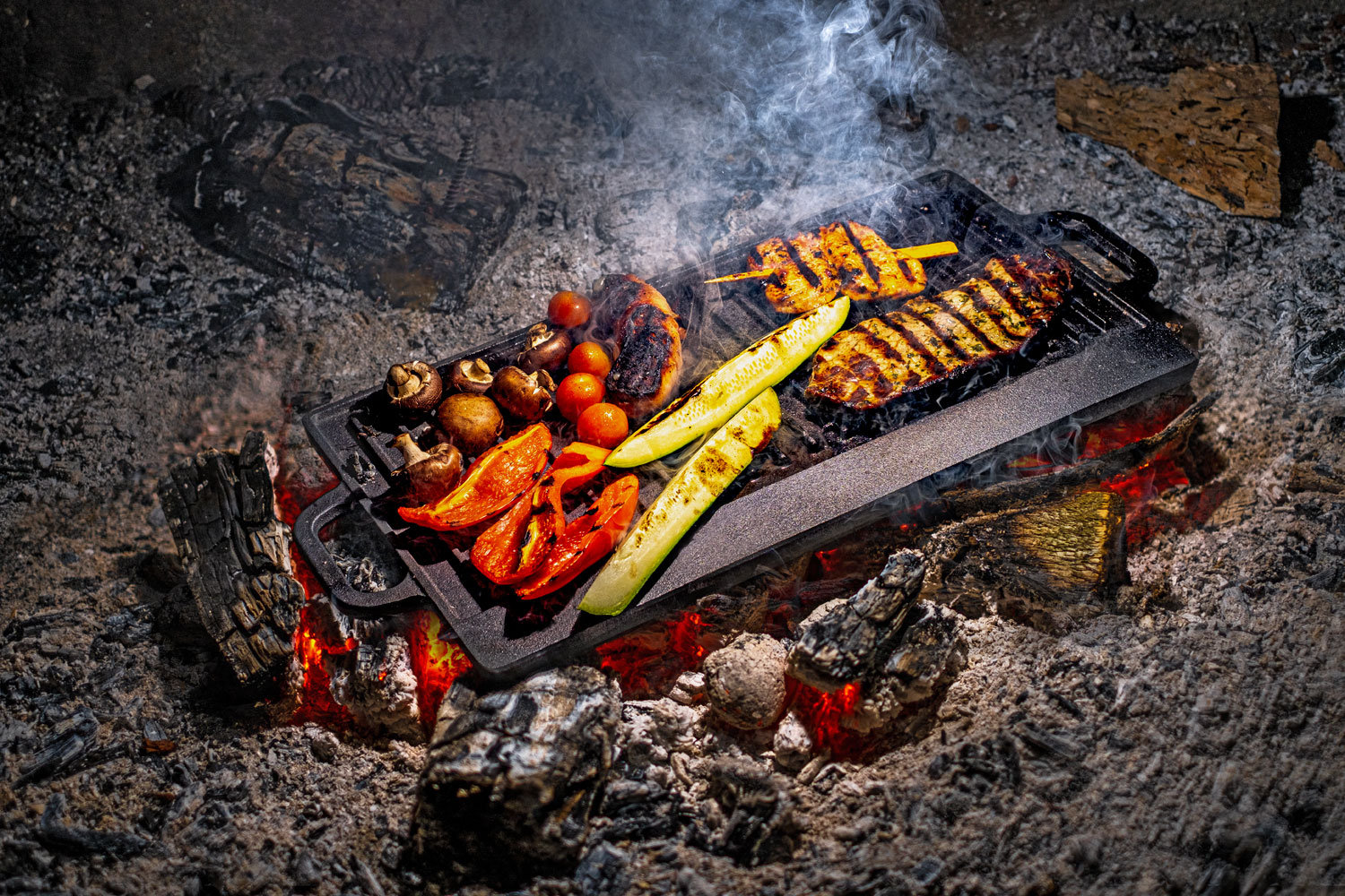 Dutch-Oven-Set 7-teilig / Gusseisen in Premiumqualitt / mit Transportkiste04