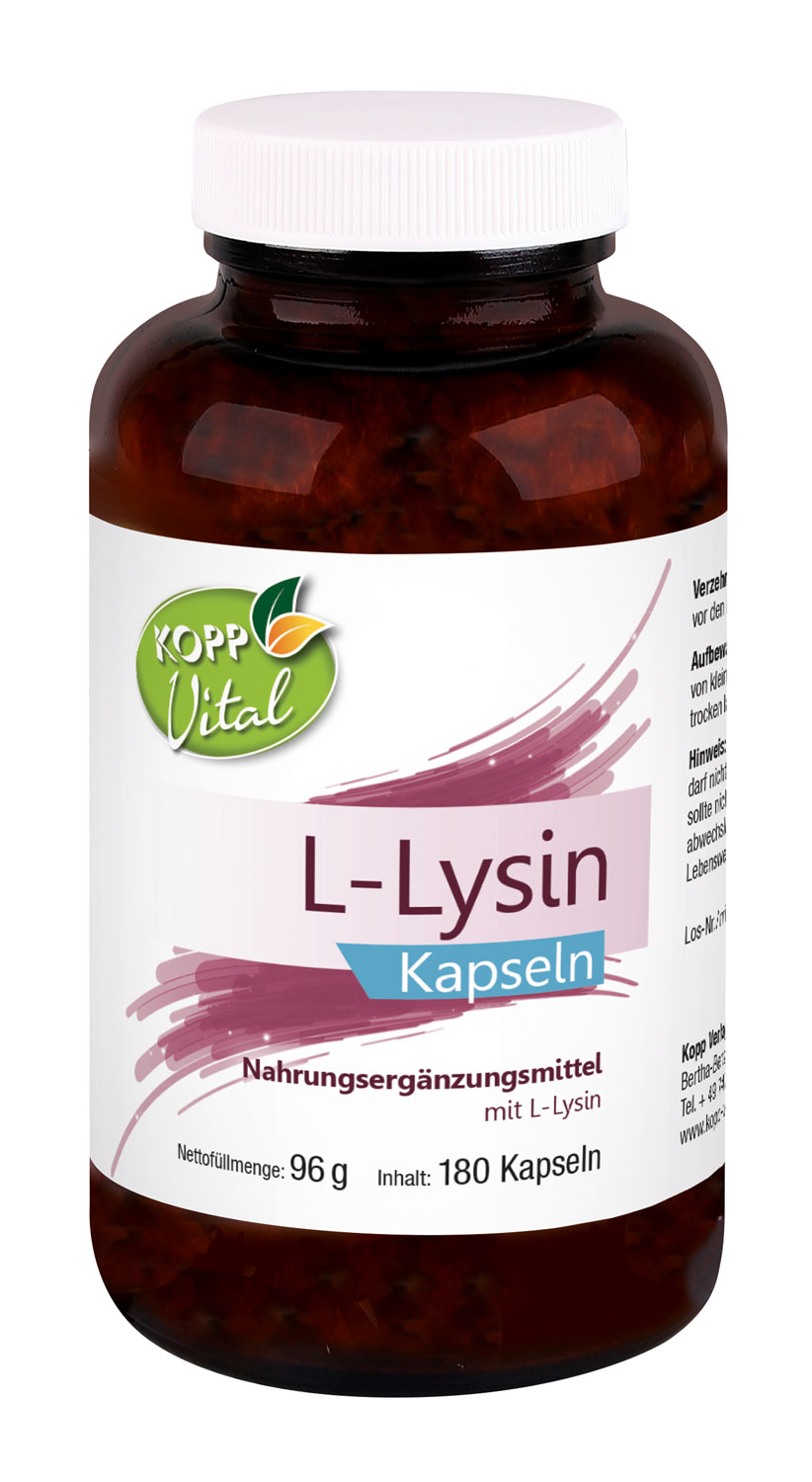Kopp Vital   L-Lysin / 320 mg / 180 Kapseln