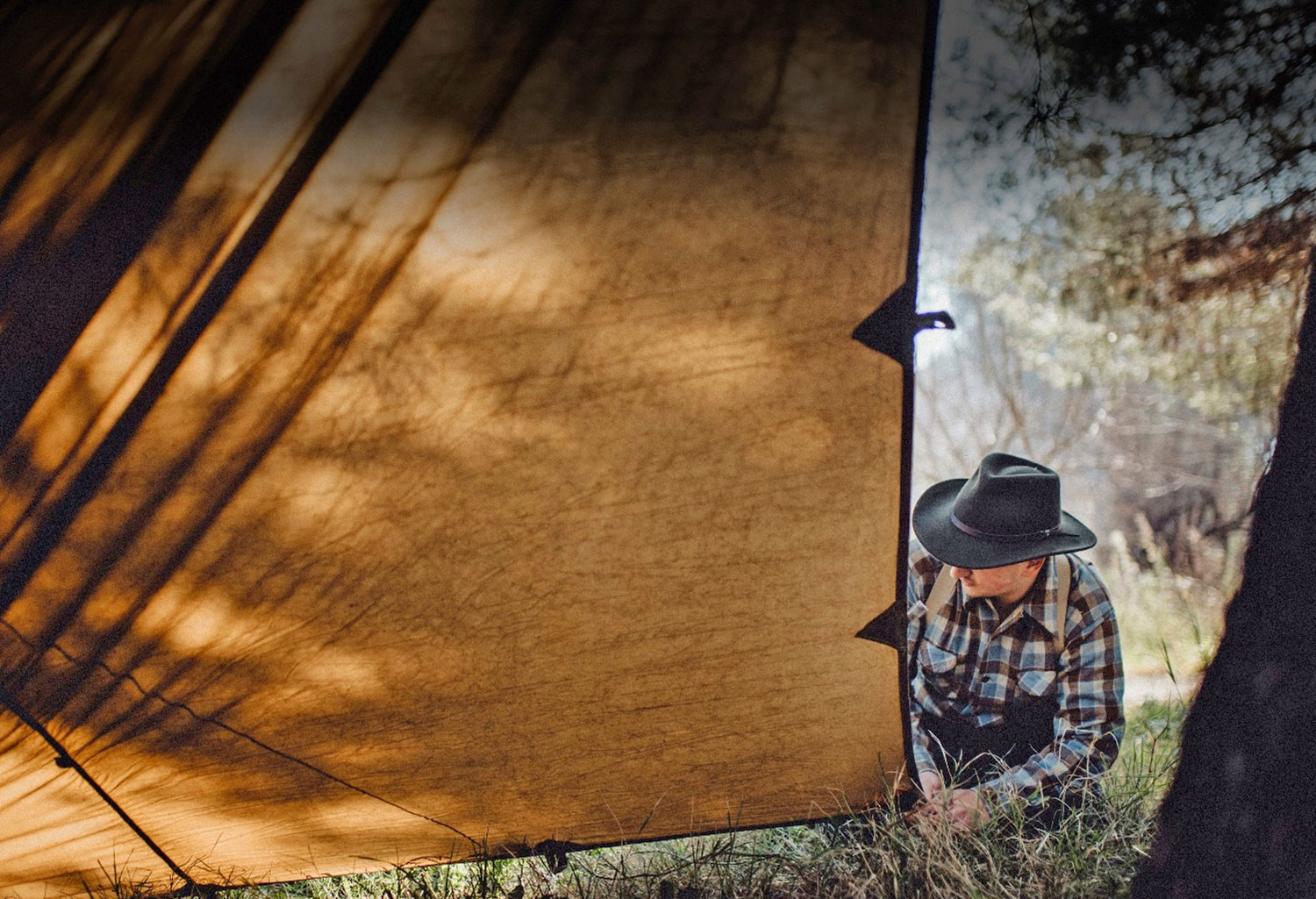 Bushcraft Spain Oilskin Tarp03