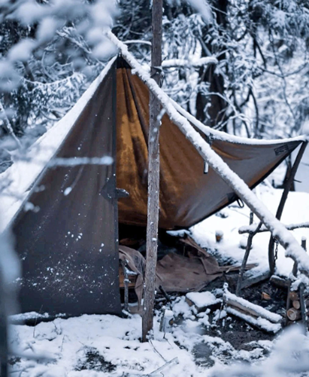 Bushcraft Spain Oilskin Tarp05