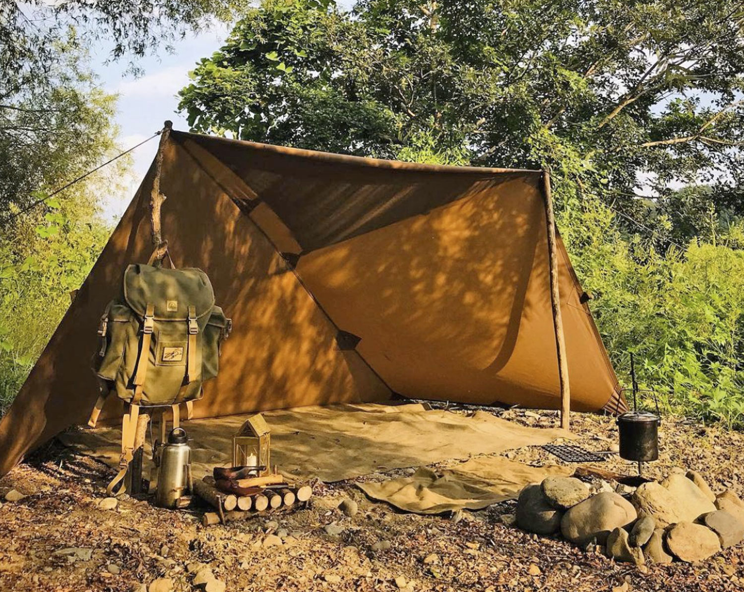 Bushcraft Spain Oilskin Tarp Zelte & Zubehör Schlafen & Zelte Outdoor & Survival Kopp Verlag Bushcraft Spain Oilskin Tarp Zelte & Zubehör Schlafen & Zelte Outdoor & Survival Kopp Verlag