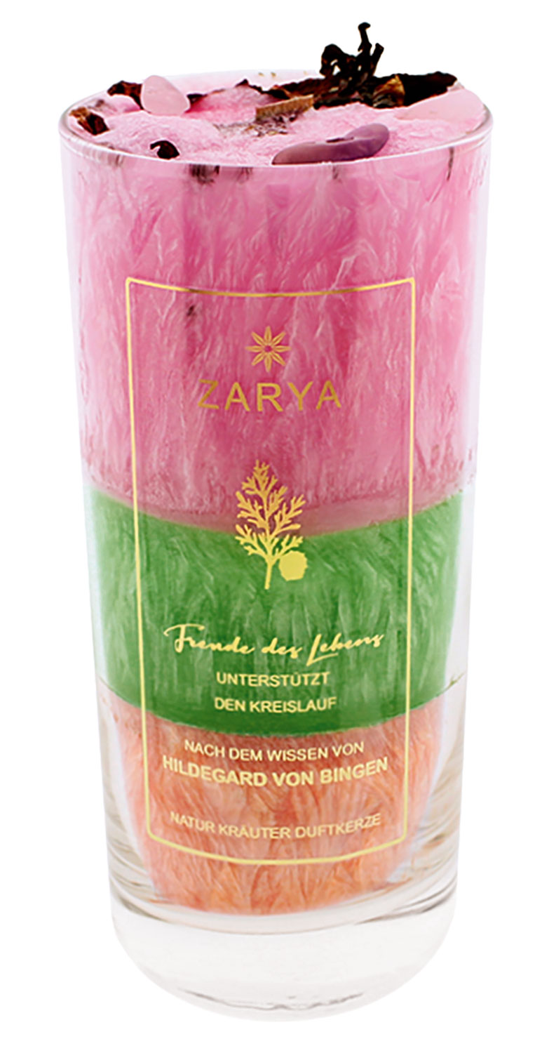 Heilkruterkerze Freude des Lebens