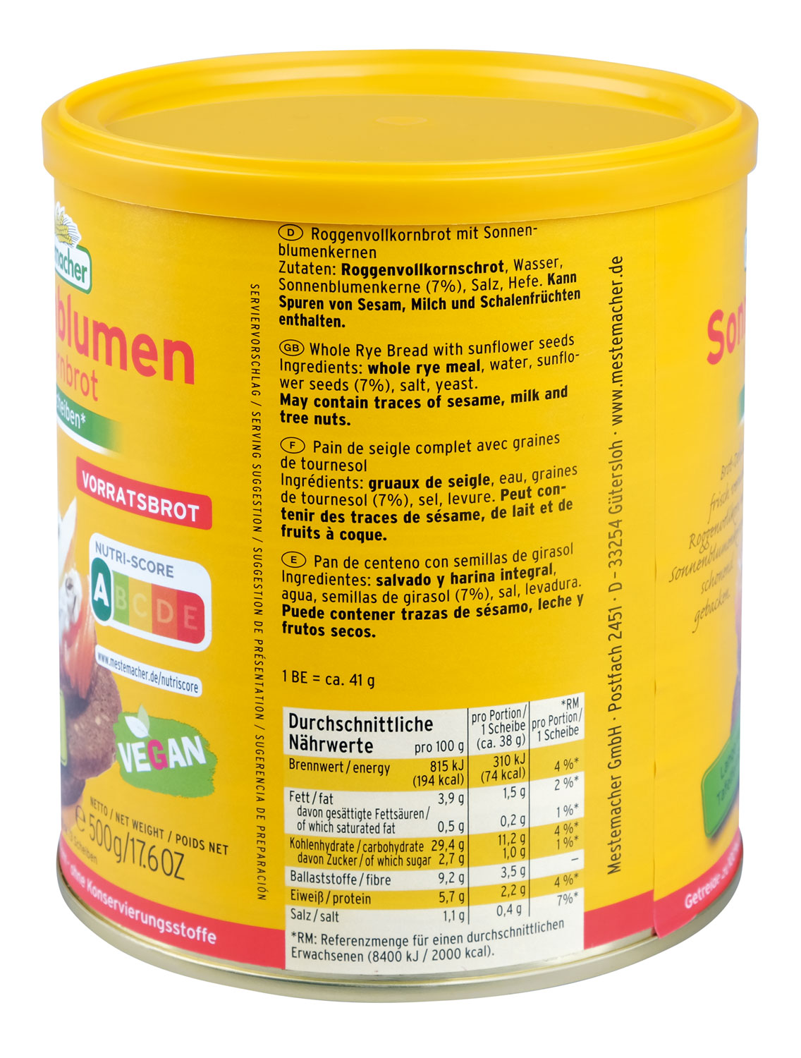 Sonnenblumen-Vollkorn Dosenbrot02