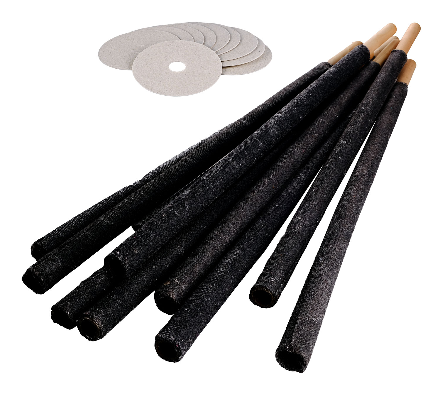 Wachsfackeln mit Handschutz01