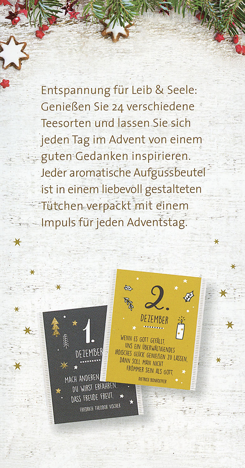 Tee-Adventskalender - Wie neu02