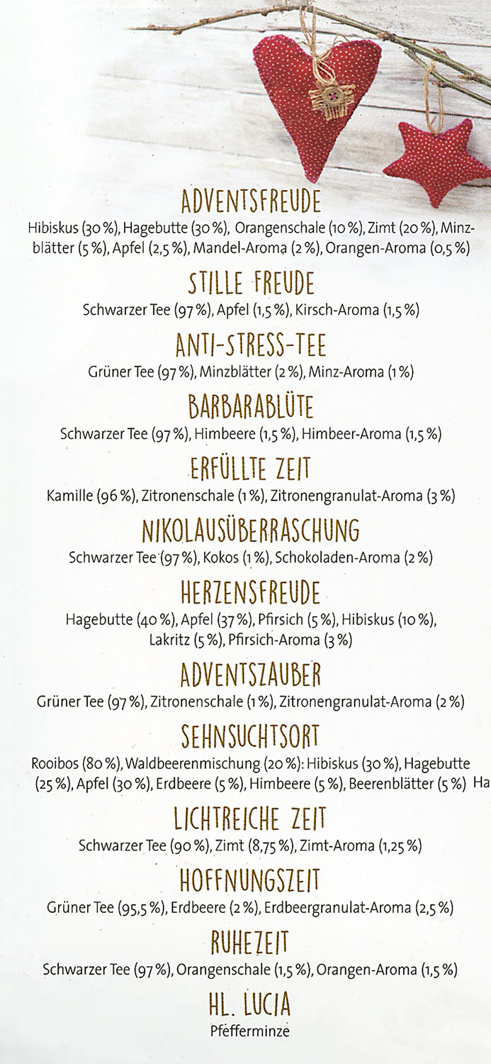 Tee-Adventskalender - Wie neu03