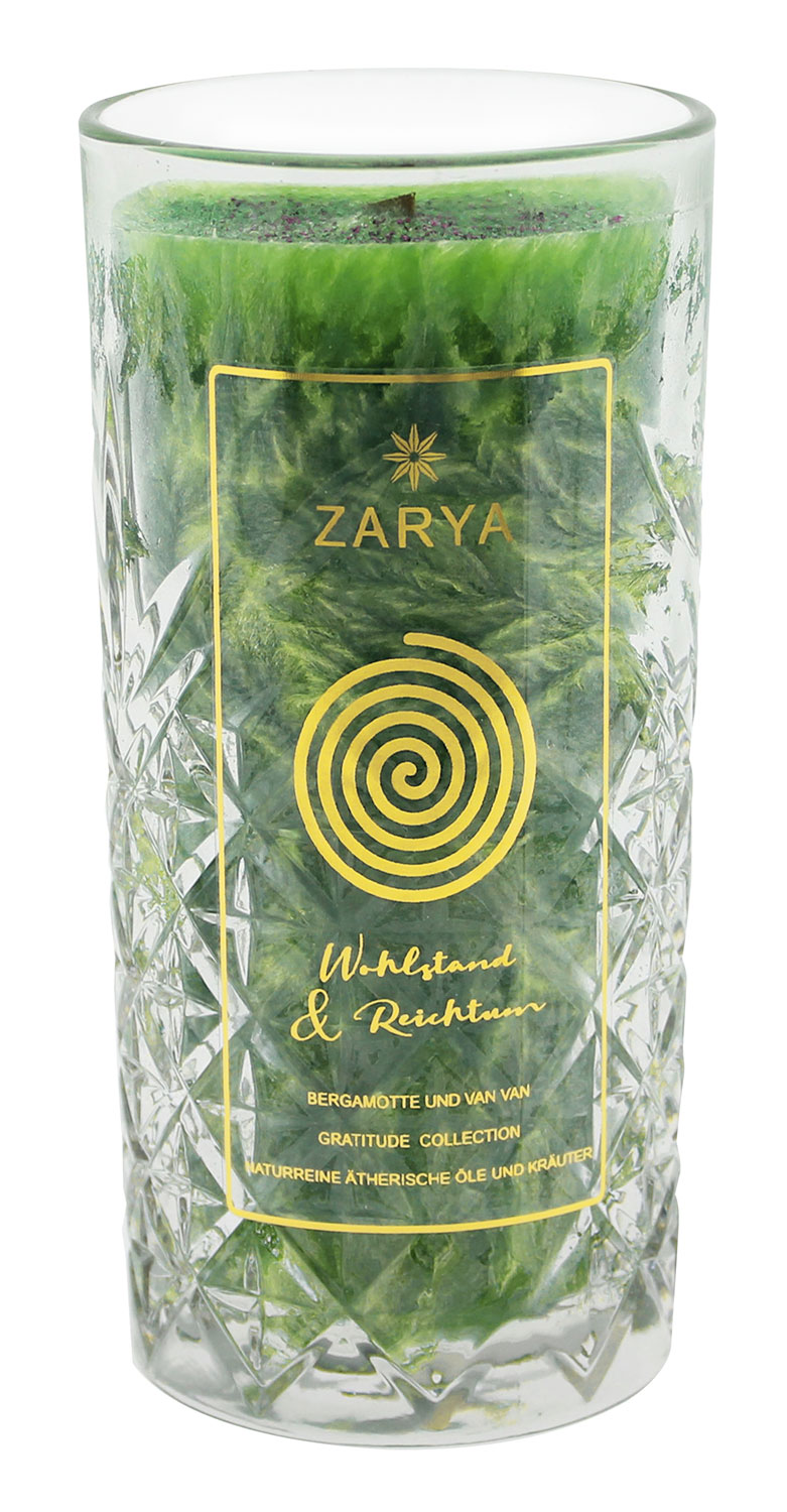 Dankbarkeitskerze Wohlstand & Reichtum