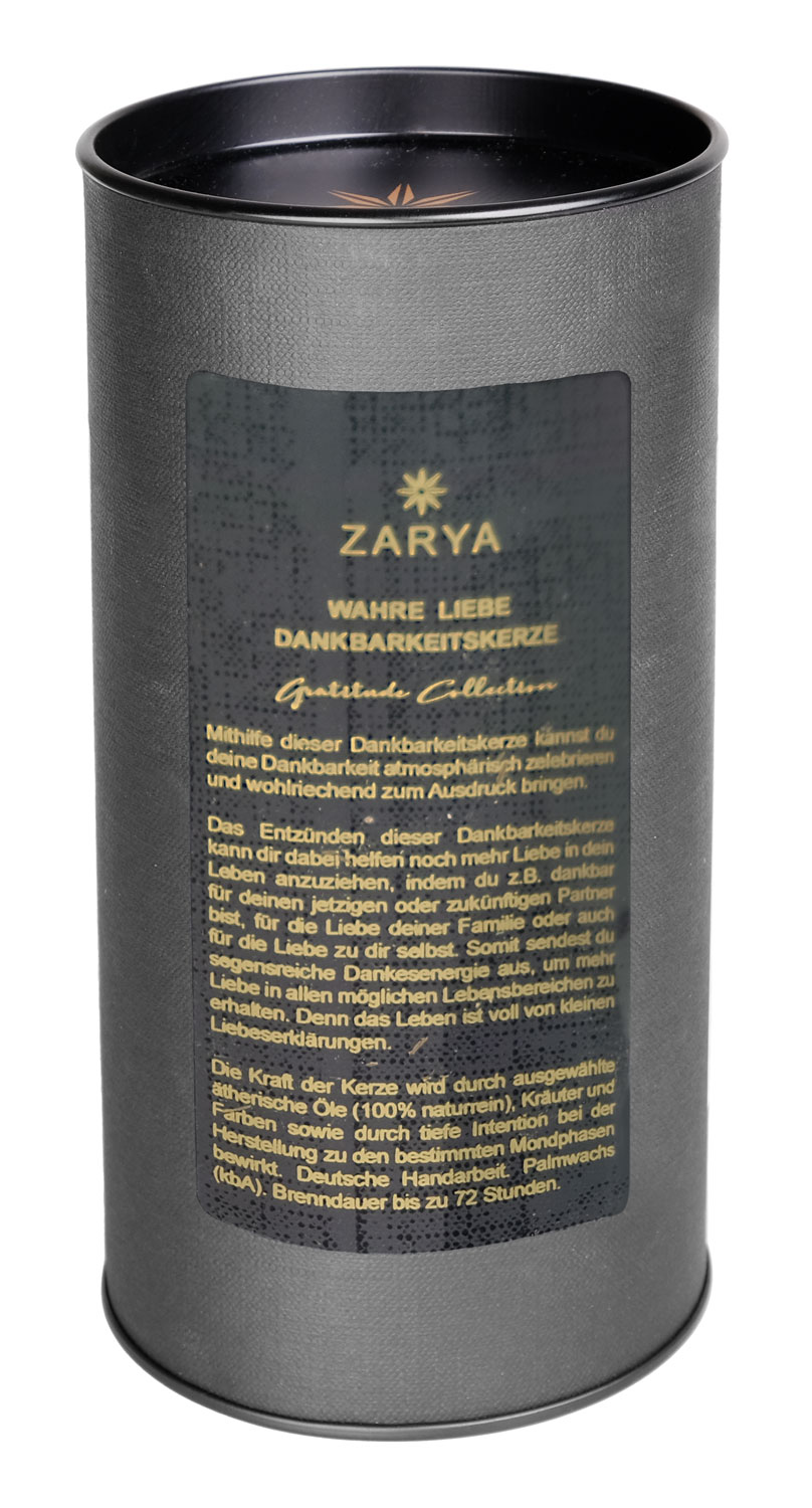 Dankbarkeitskerze Wahre Liebe02