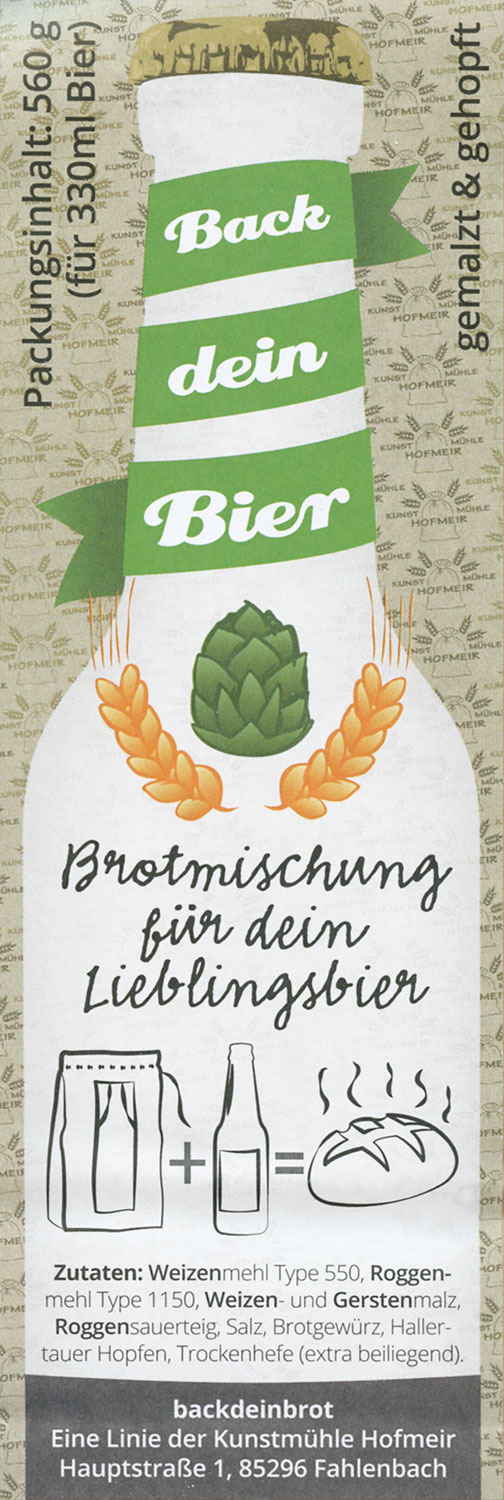 Brotbackmischung Back dein Bier01