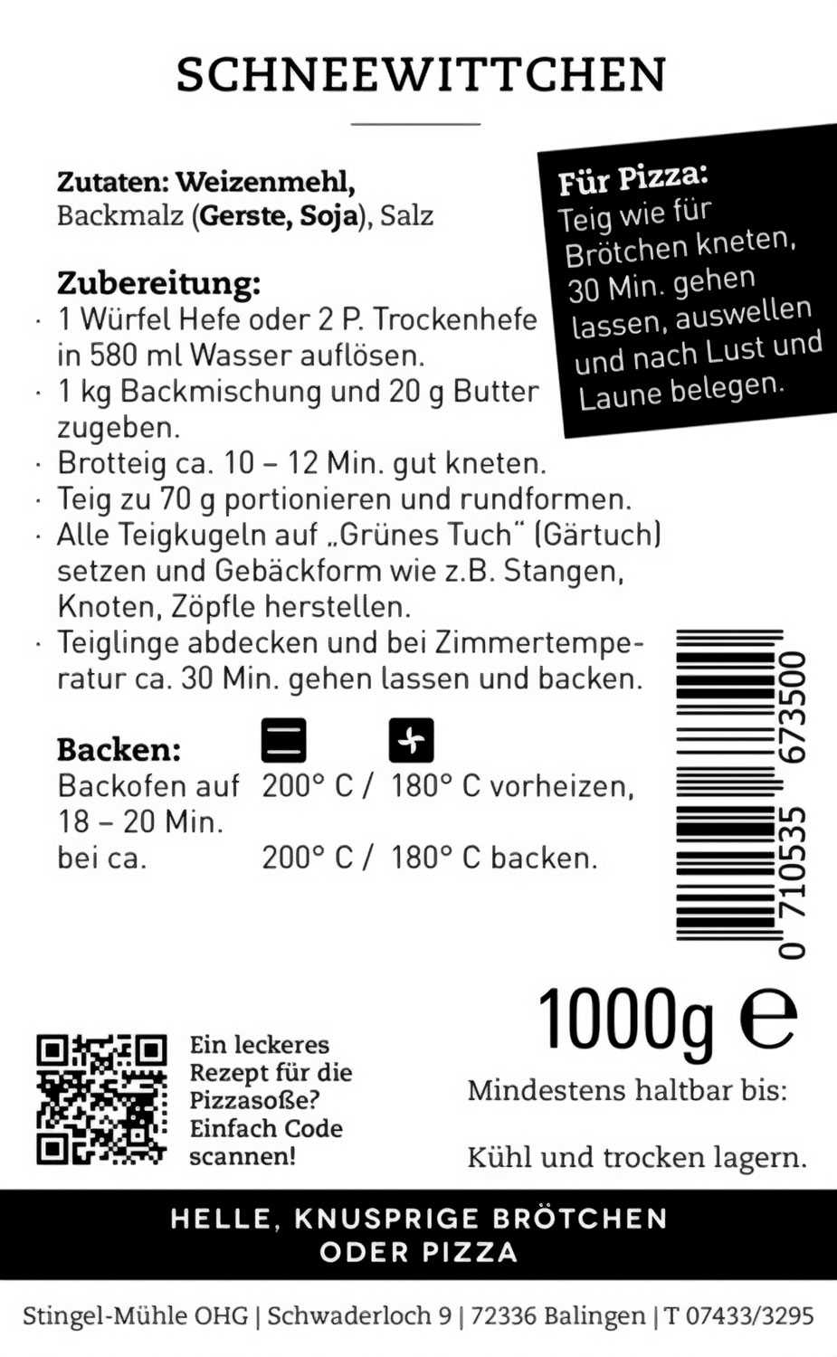 Schneewittchen Weizen-Backmischung01