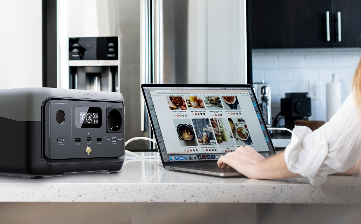 EcoFlow RIVER 2 Powerstation 256 Wh mit Solarpanel 160 W06