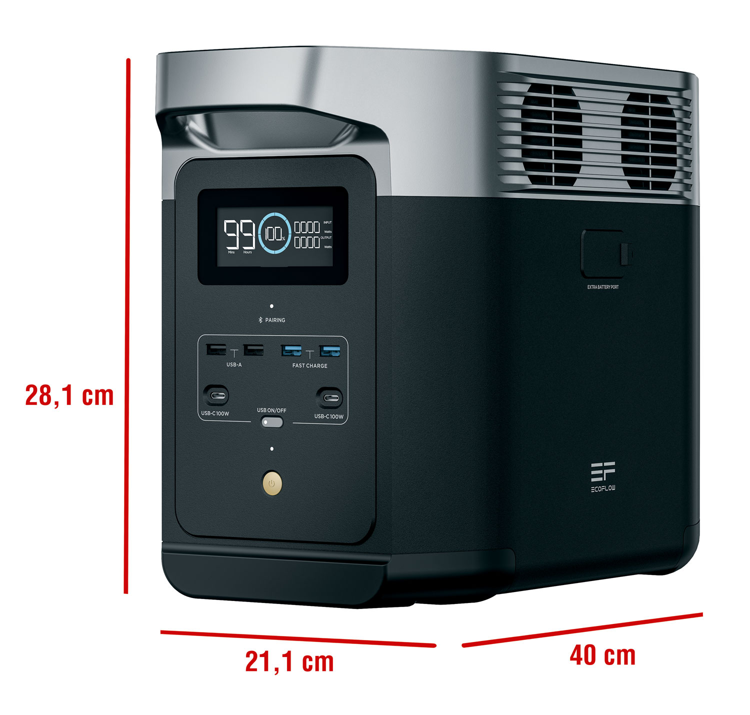 EcoFlow DELTA 2 Powerstation 1024 Wh ohne Solarpanel01