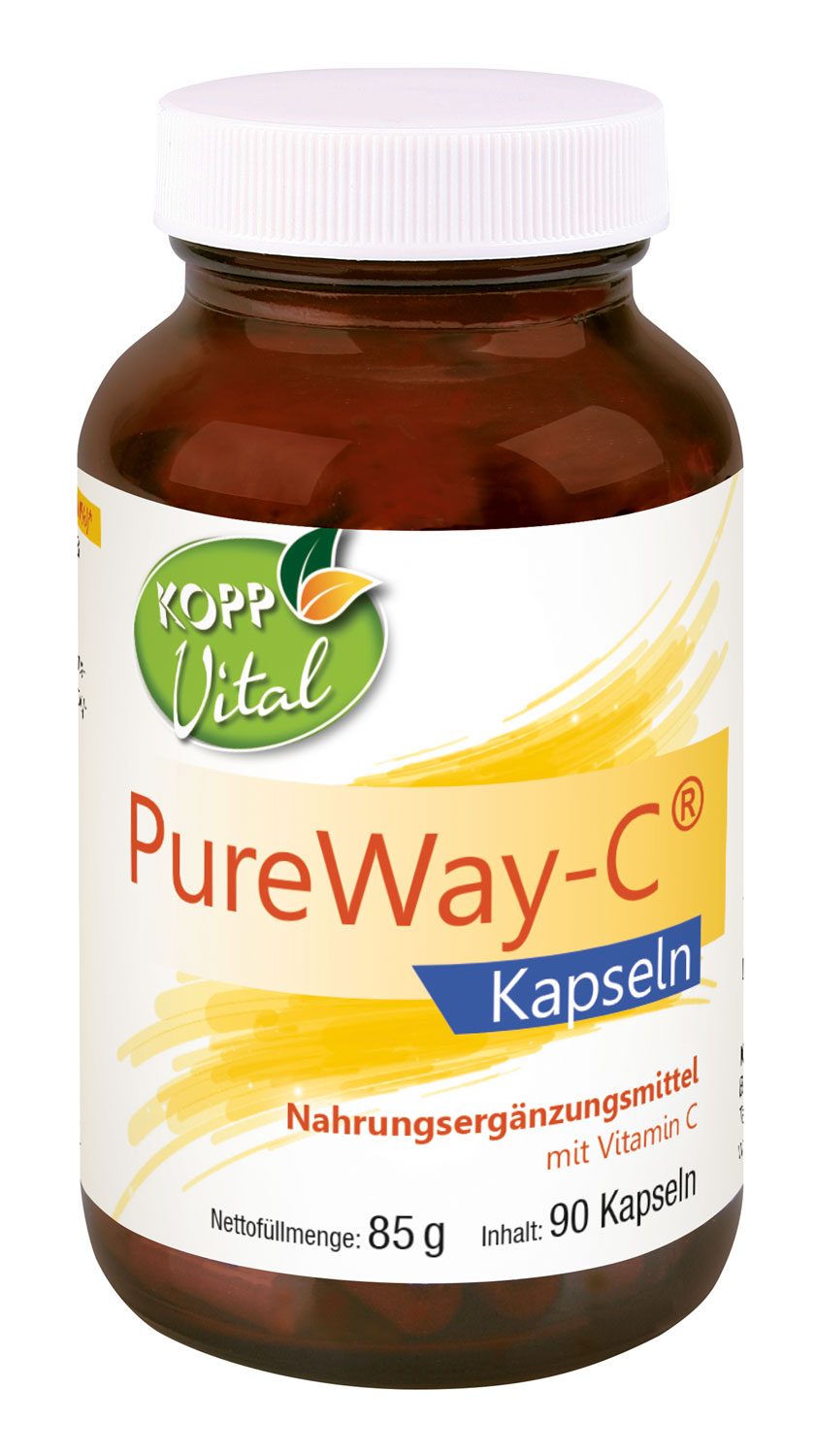 Kopp Vital �  PureWay-C �  Kapseln / 750 mg Vitamin C / Hochdosiert / Schnelle Resorption / Vegan  Mindesten