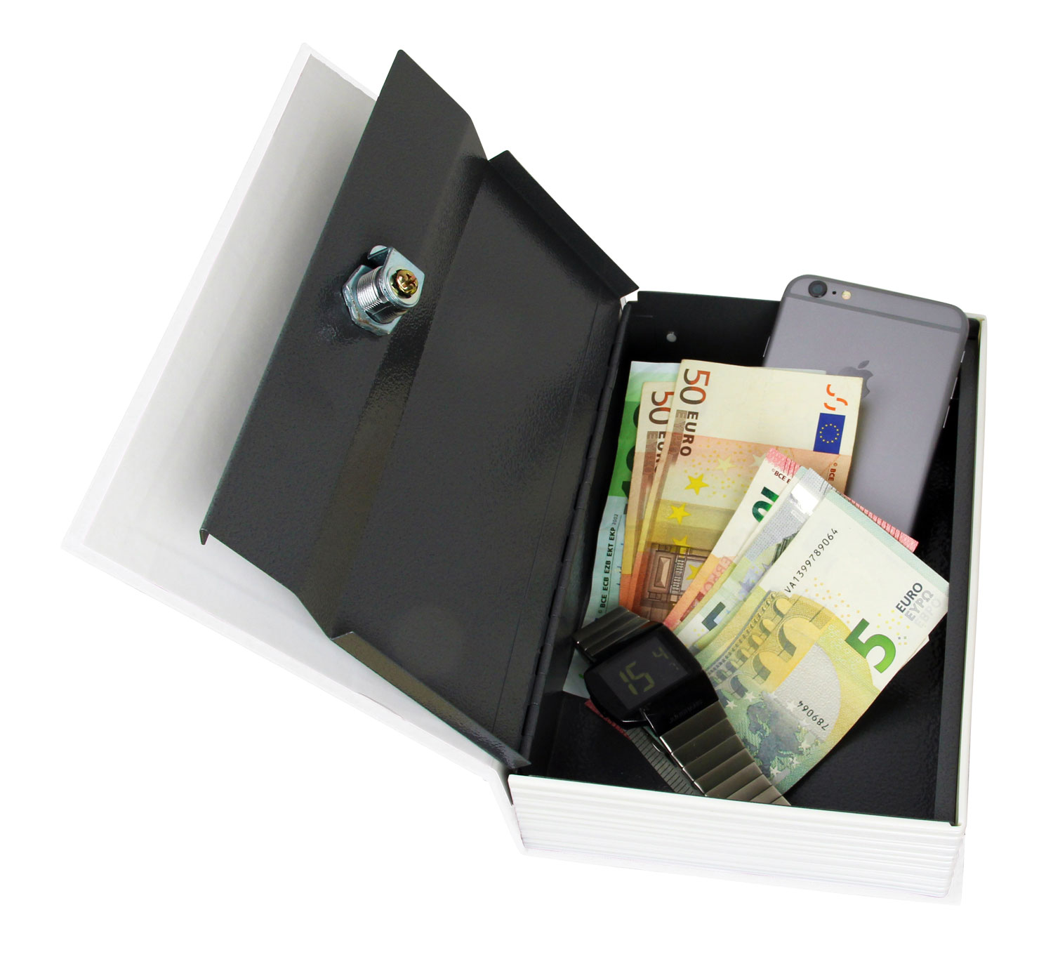 Safe Kochbuch mit Zahlenschloss02