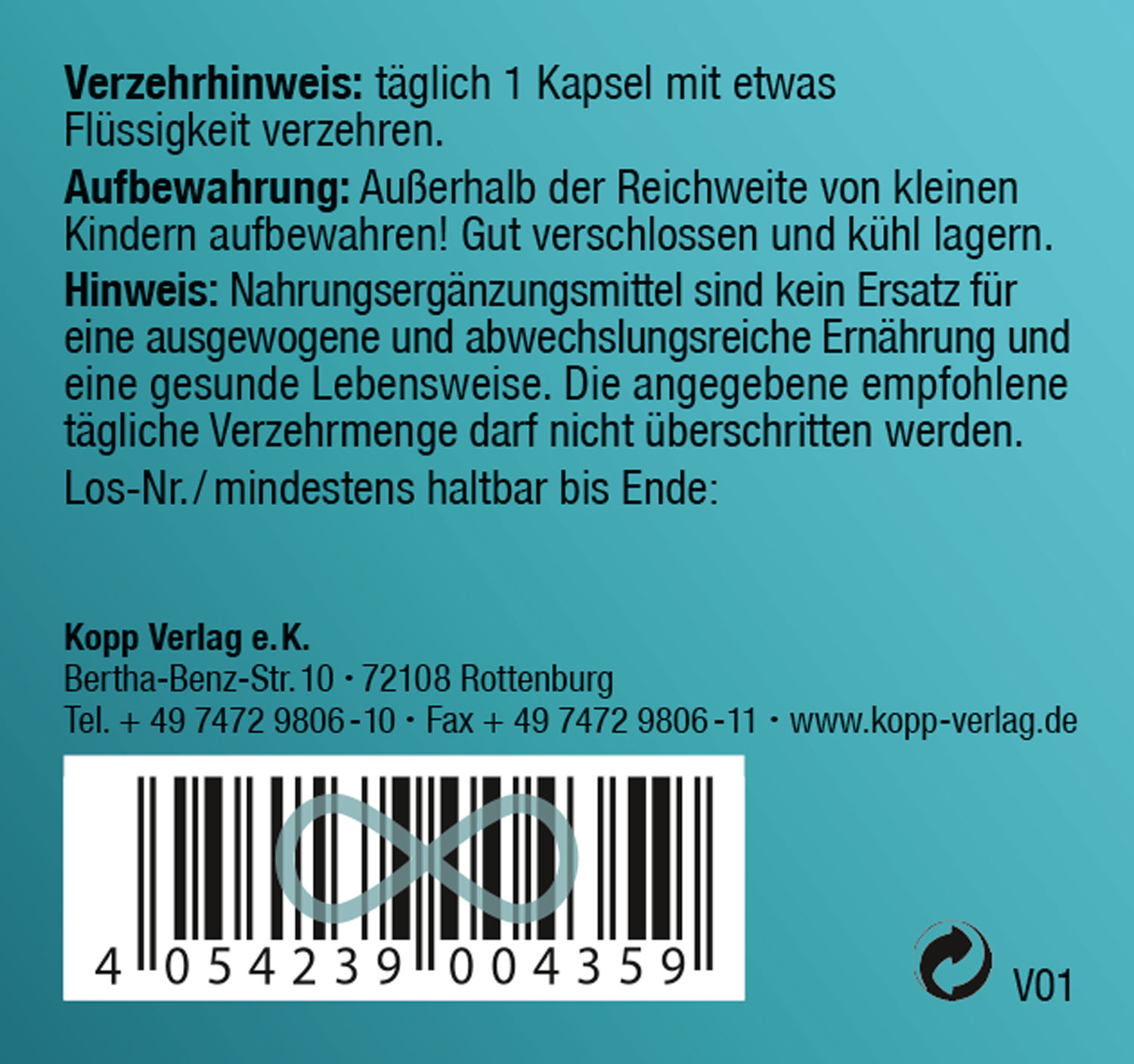 Kopp Vital   Prostanatura / 30 Kapseln / Zink / Pinienrinden-Extrakt / Krbiskern-Extrakt / Kurkuma / Lycopin / Bor03