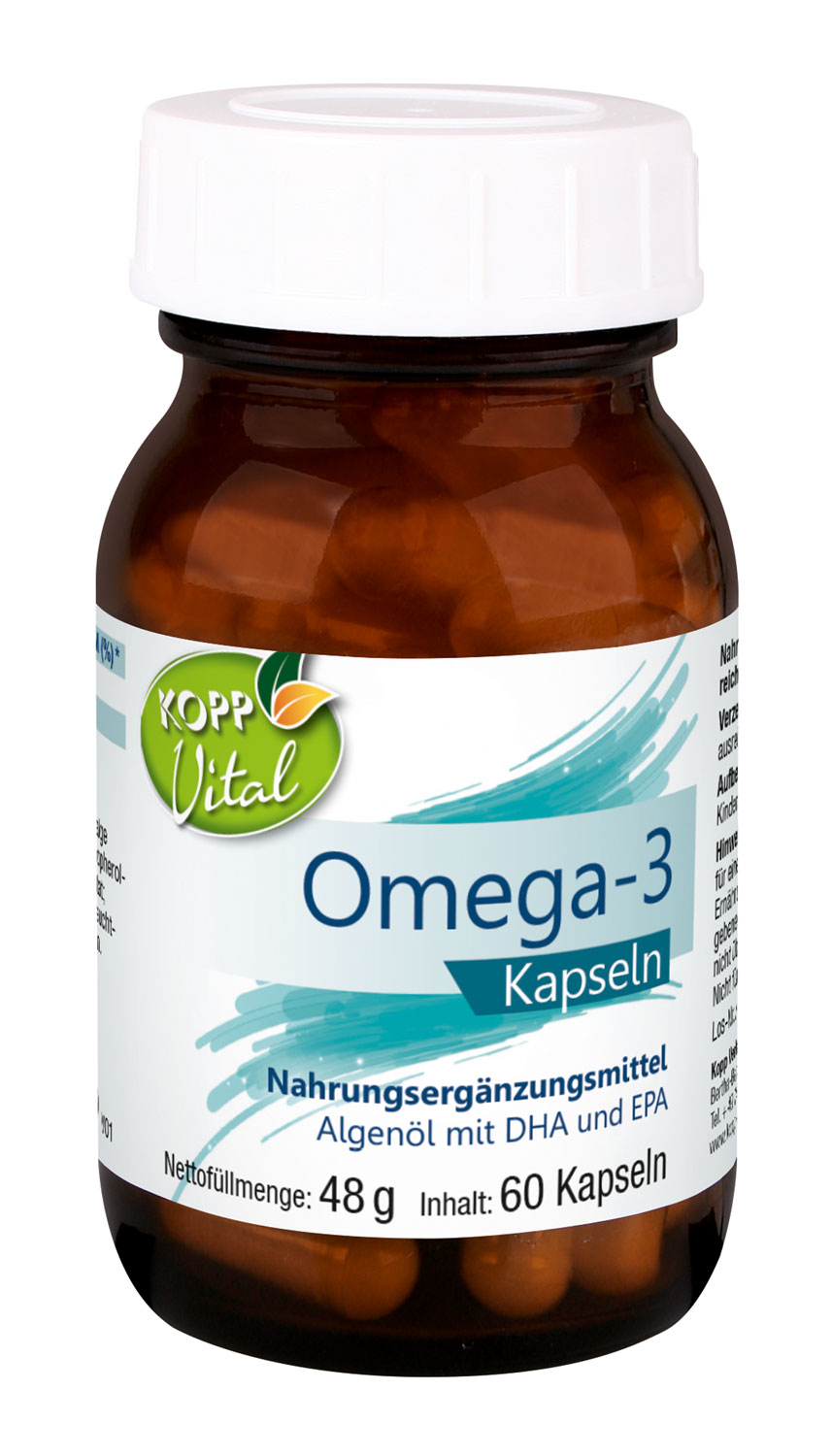 Kopp Vital   Omega-3 Algenl / 302 mg / 60 Kapseln