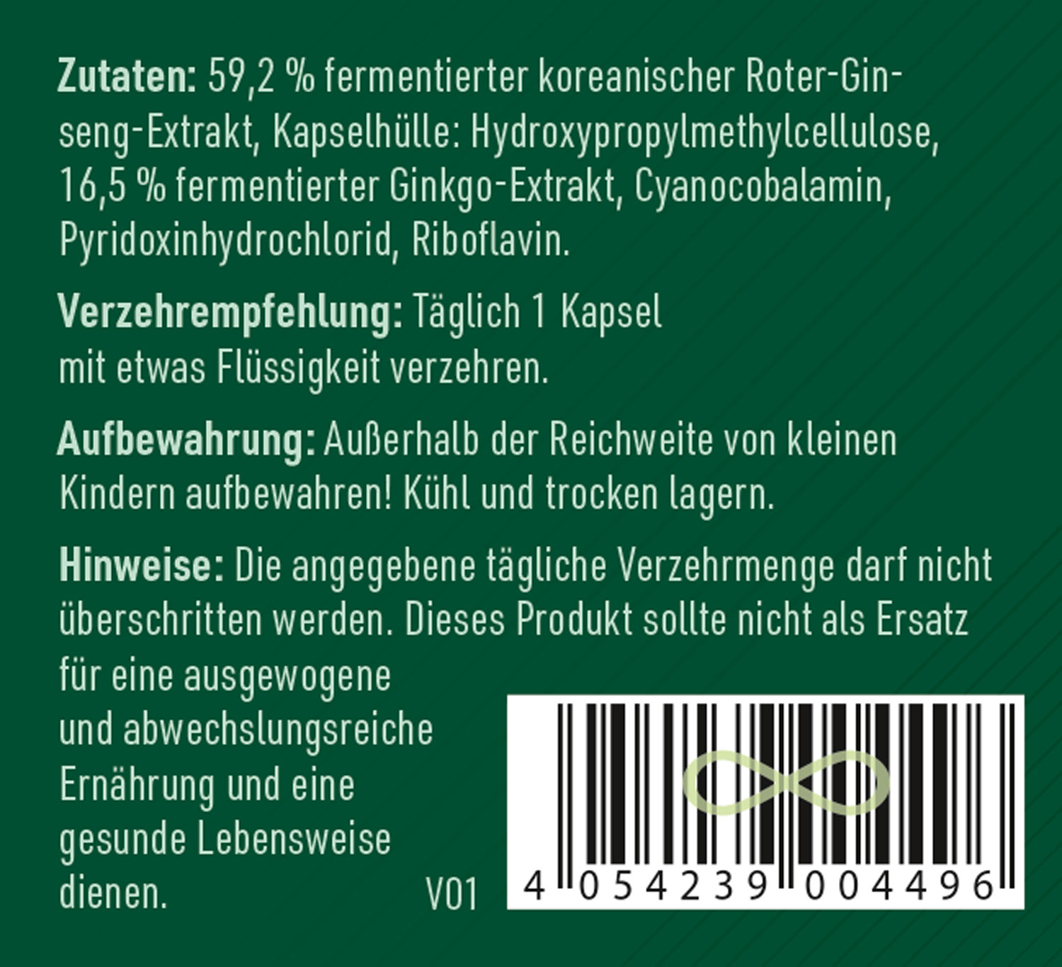Kopp Vital   Ginseng + Ginkgo fermentiert plus B-Vitamine / 30 Kapseln / einzigartiges Fermentationsverfahren02