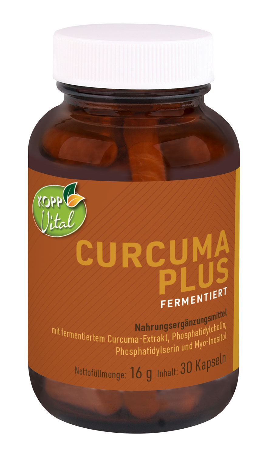Kopp Vital   Curcuma Plus fermentiert / 400 mg / 30 Kapseln