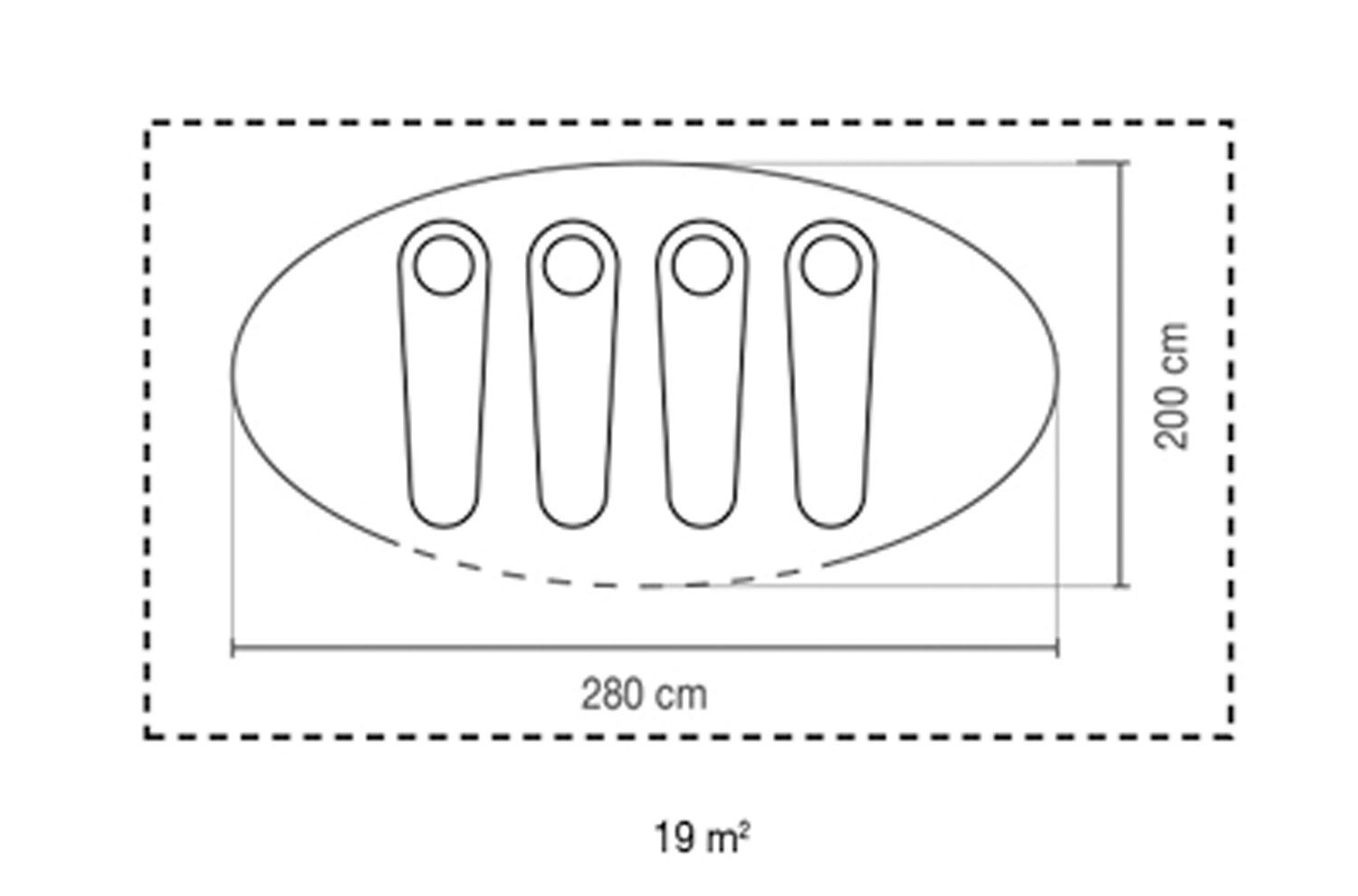 Coleman Zelt FastPitch Pop Up Galiano - 4 Personen01