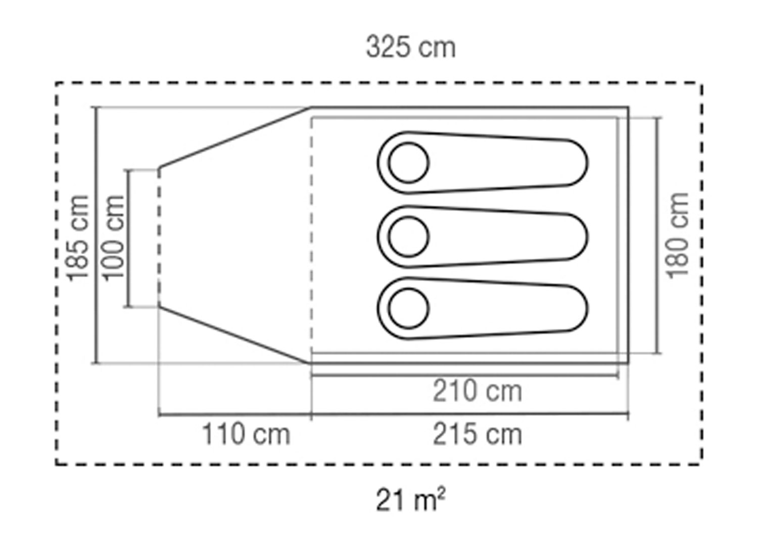 Coleman Zelt Kobuk BlackOut - plus, 4 Personen02