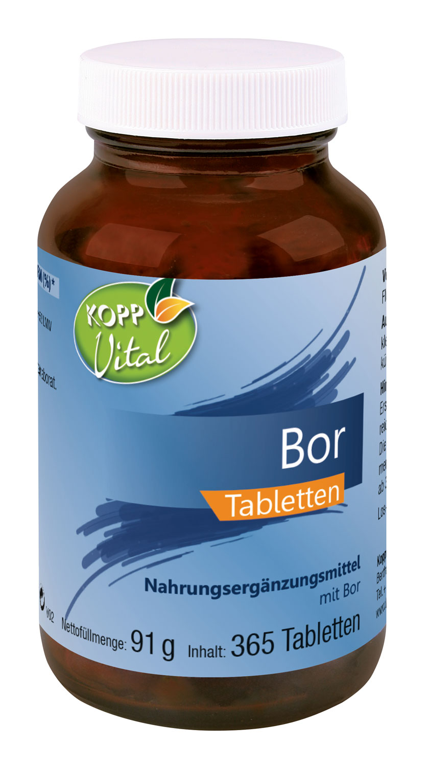 Kopp Vital   Bor / 3 mg / 365 Tabletten