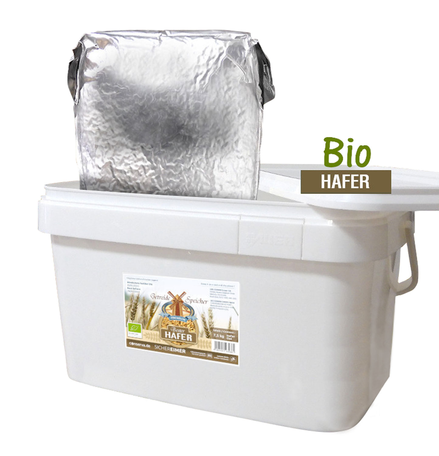 7,5 kg Bio-Hafer - gespelzt und nicht wrmebehandelt