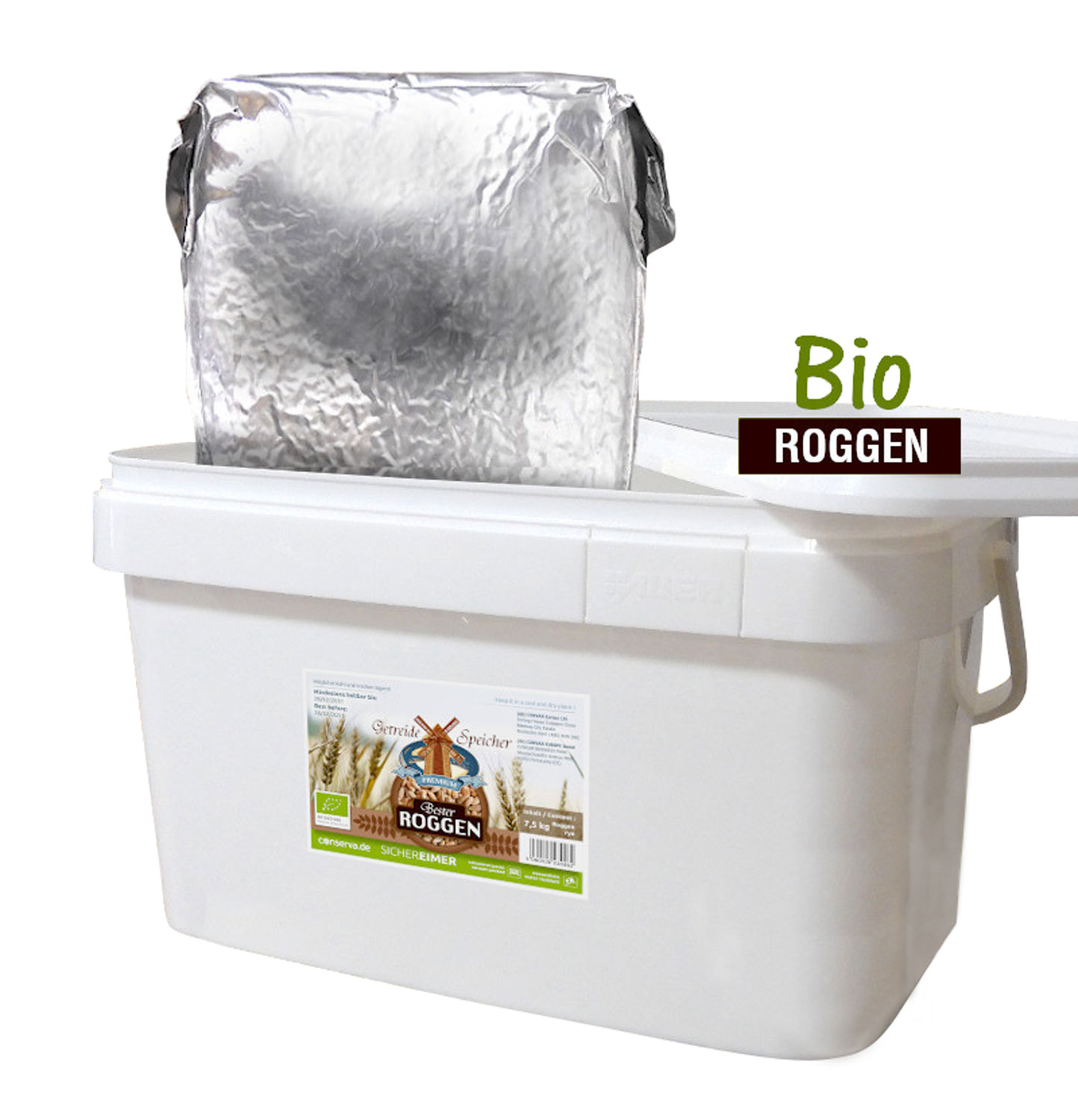 7,5 kg Bio-Roggen - keimfhig und unbehandelt