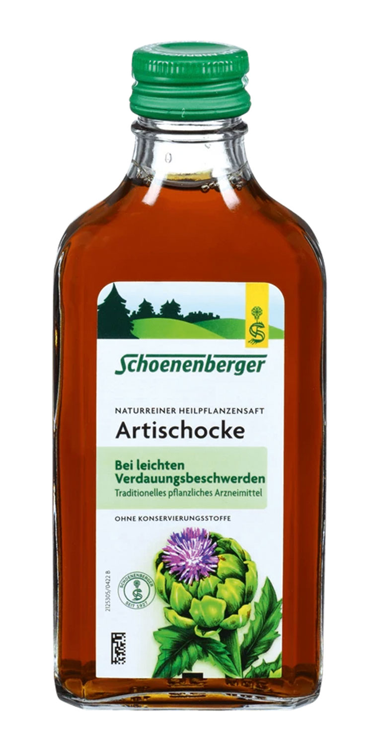 Schoenenberger   Naturreiner Heilpflanzensaft Artischocke
