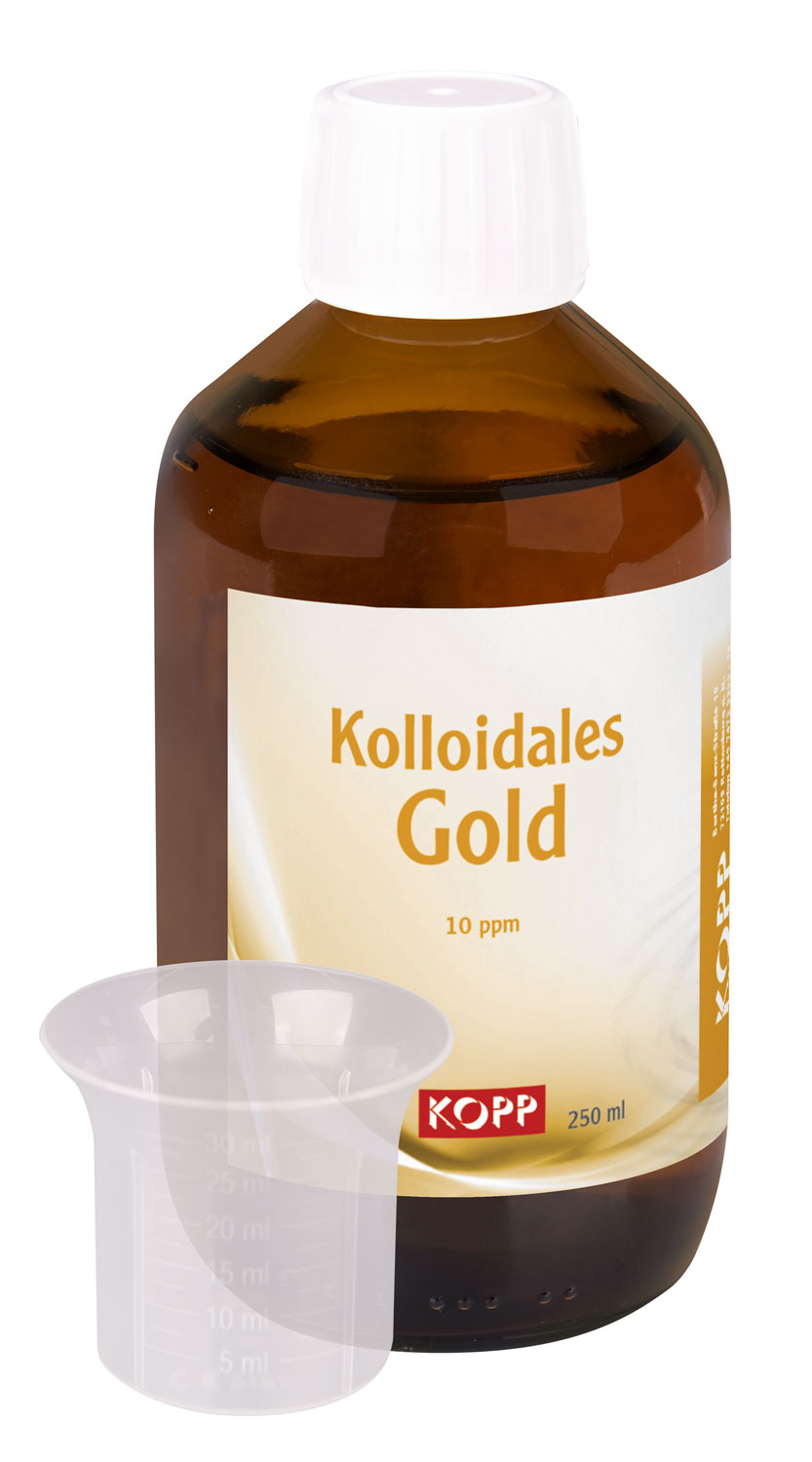 Kolloidales Gold - Konzentration 10 ppm