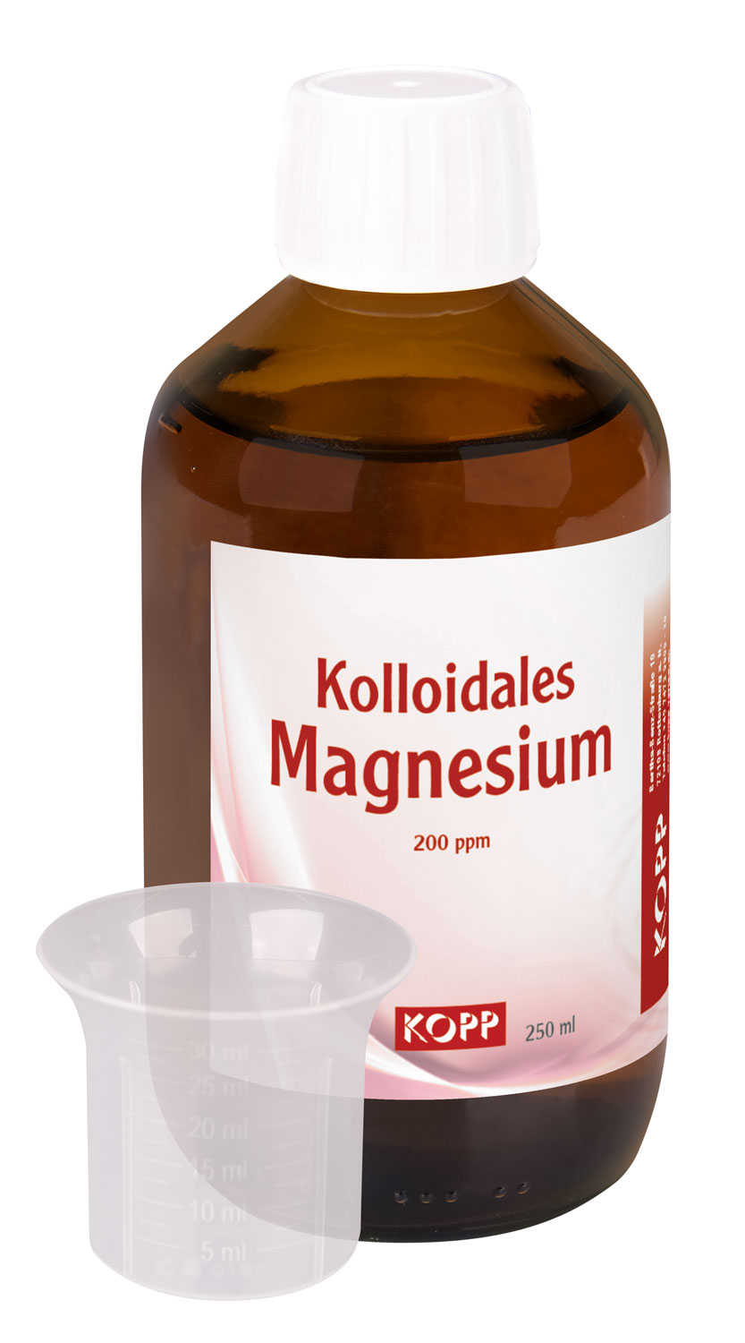 Kolloidales Magnesium - Konzentration 200 ppm