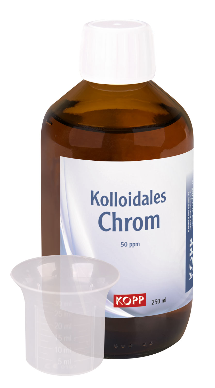 Kolloidales Chrom - Konzentration 50 ppm