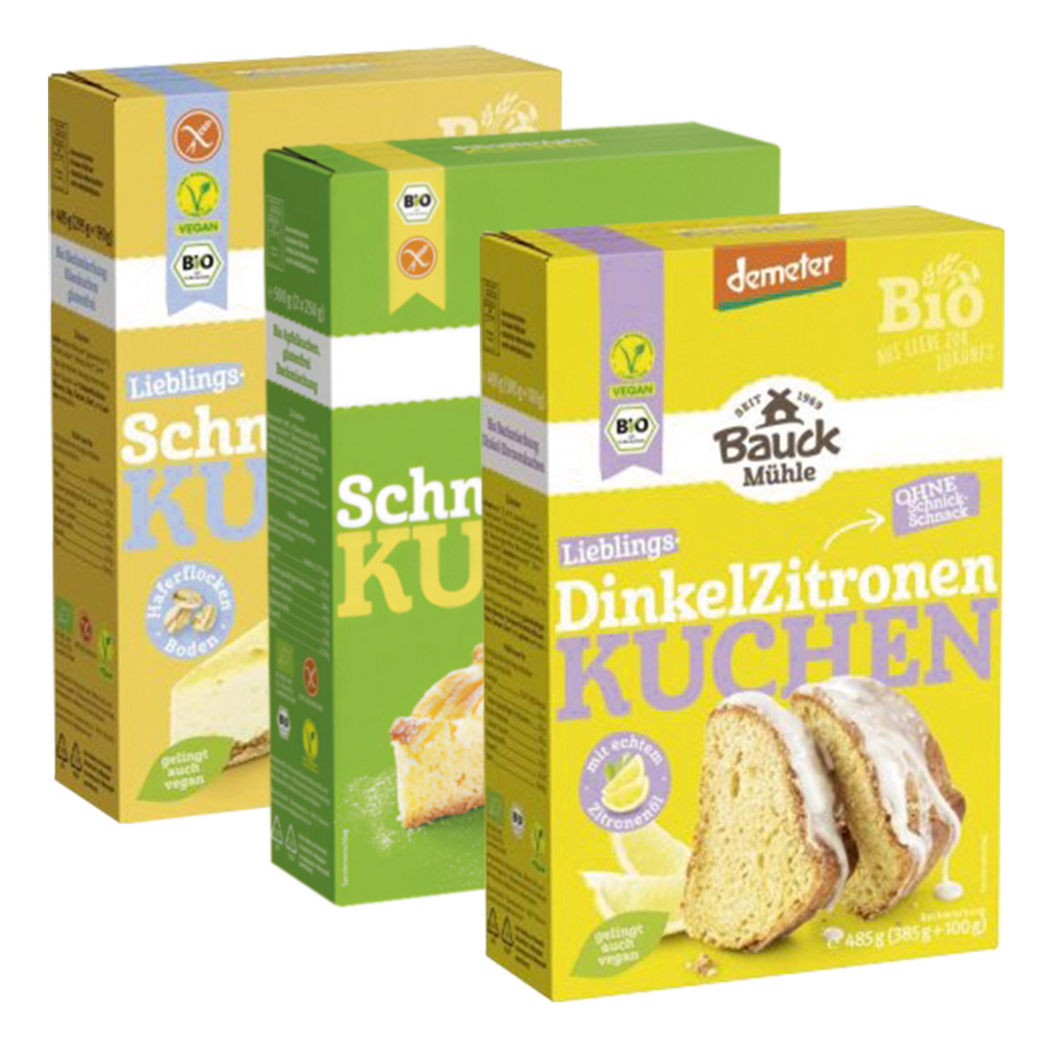 3er-Set Bauck M�hle Kuchenklassiker