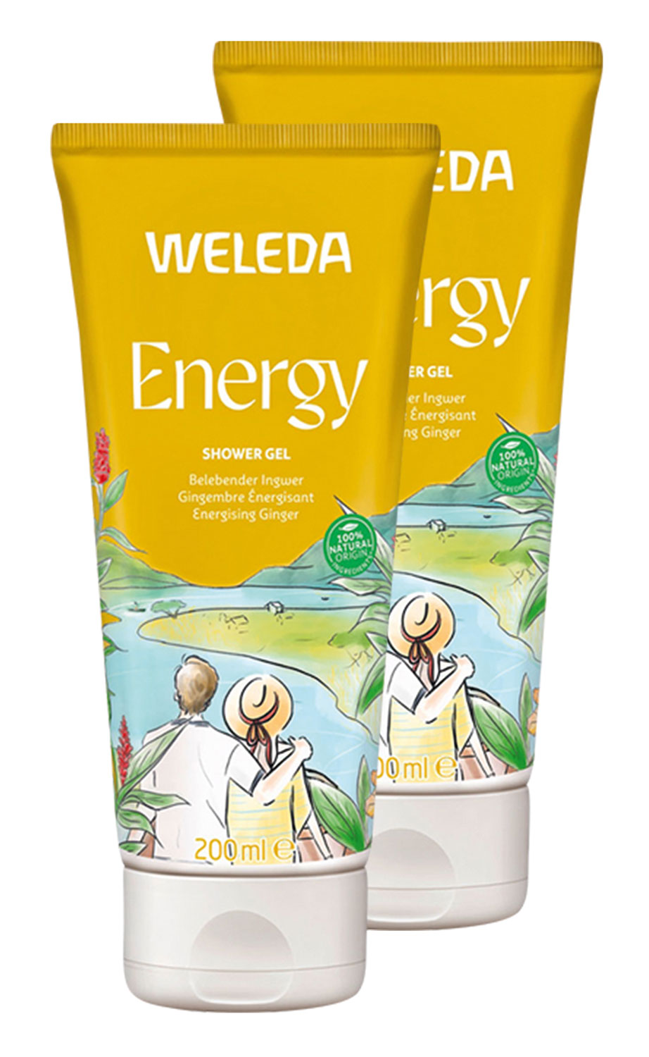 2er-Pack Weleda Aroma-Duschgel Energy