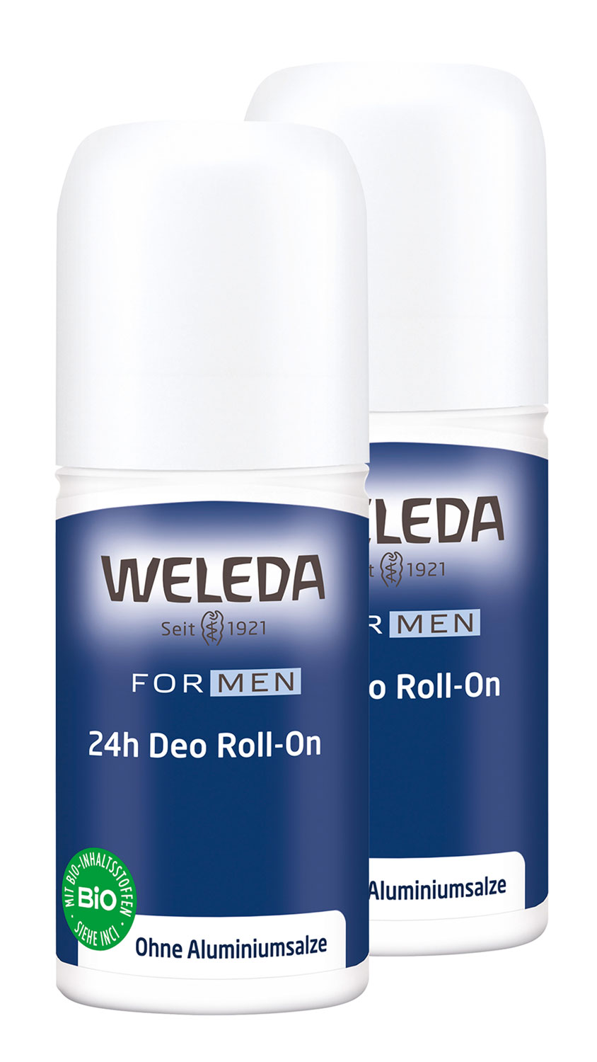 2er-Pack Weleda For Men 24 h Deo Roll-On