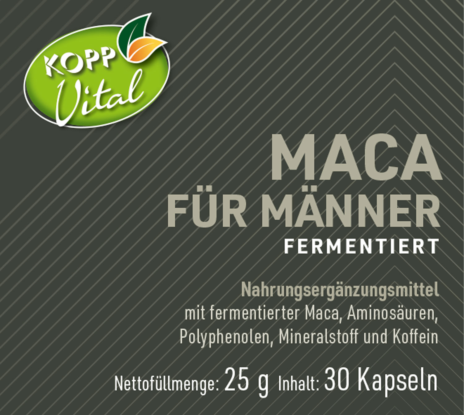 Kopp Vital   Maca fr Mnner fermentiert / 475 mg / 30 Kapseln01
