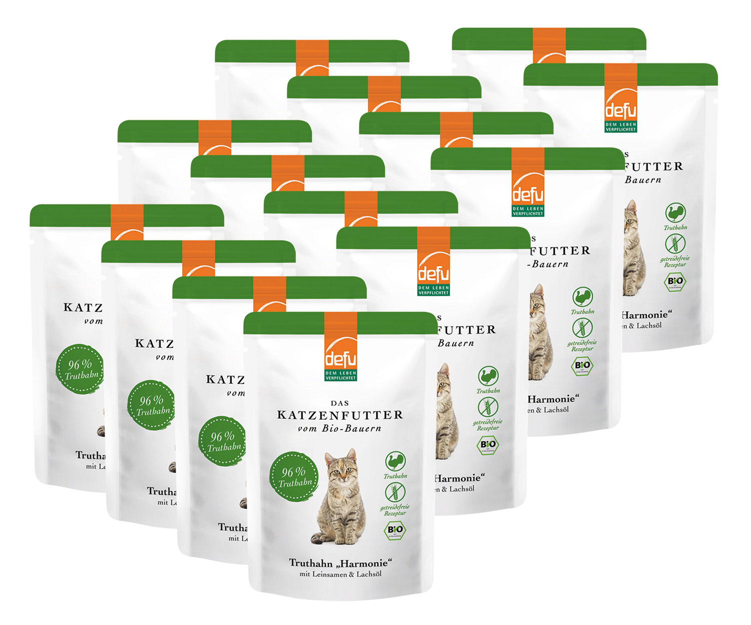 14er-Pack Defu Bio-Truthahn Harmonie fr Katzen01