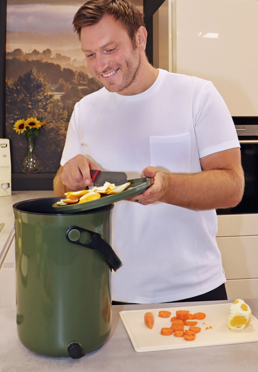 Kchenkomposter Bokashi Set 2 x 9,6 Liter Eimer inkl. 1 Kg Ferment02