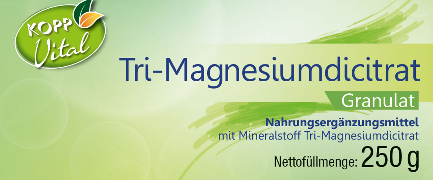Kopp Vital   Tri-Magnesiumdicitrat Granulat / 250 g01
