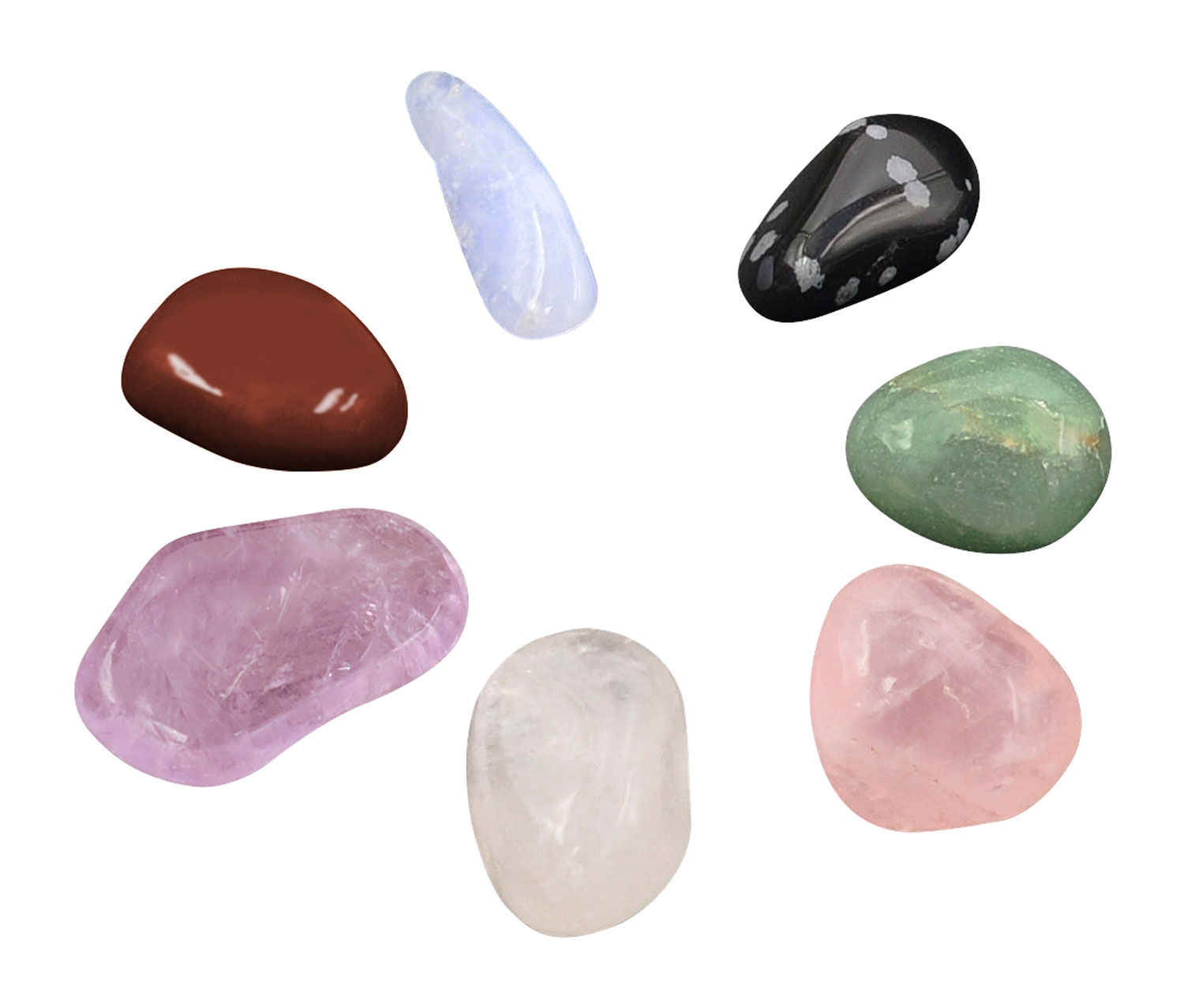 Edelsteinset (7 Stck) - Wie neu