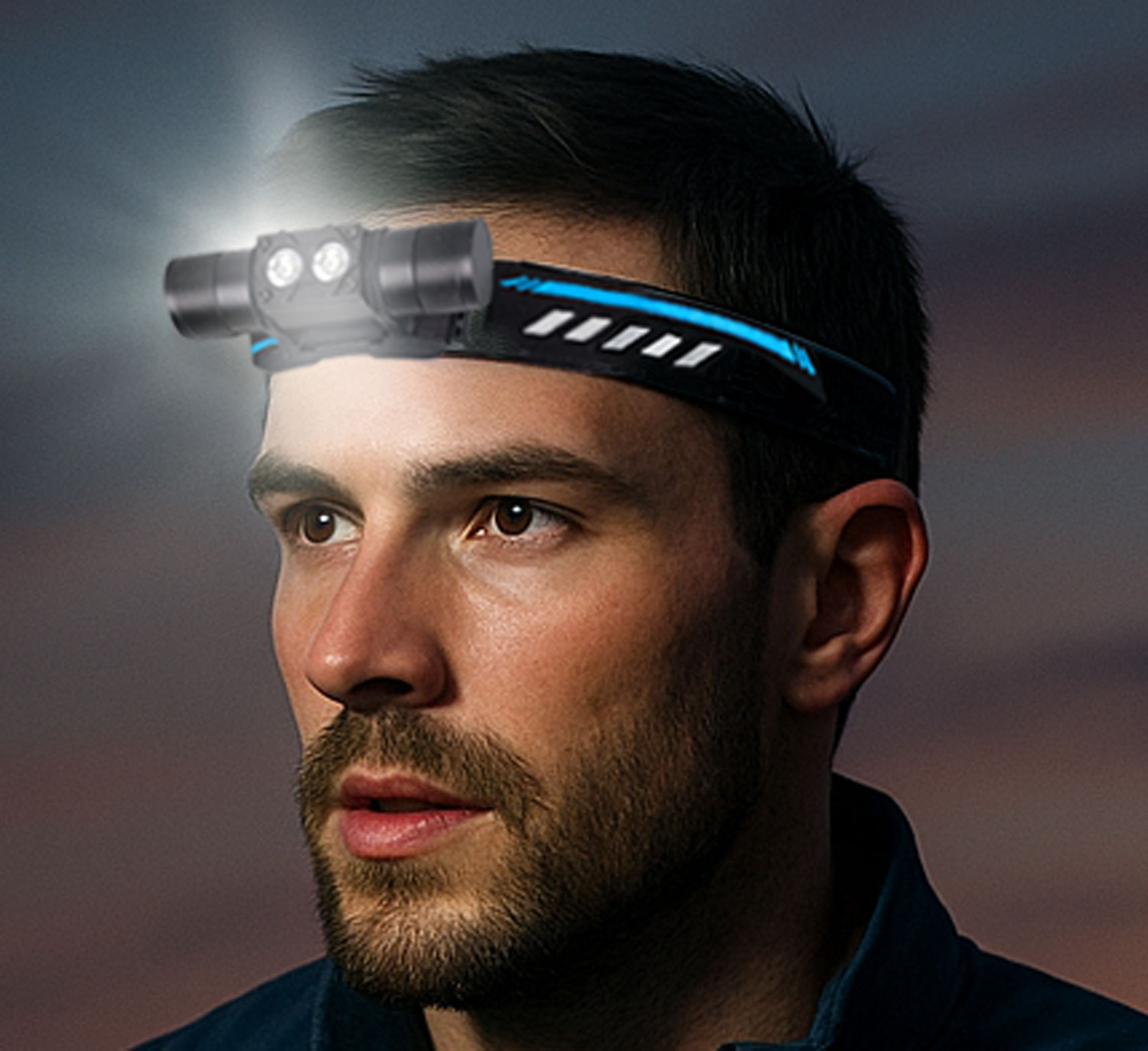 LED-Stirnlampe - Wie neu