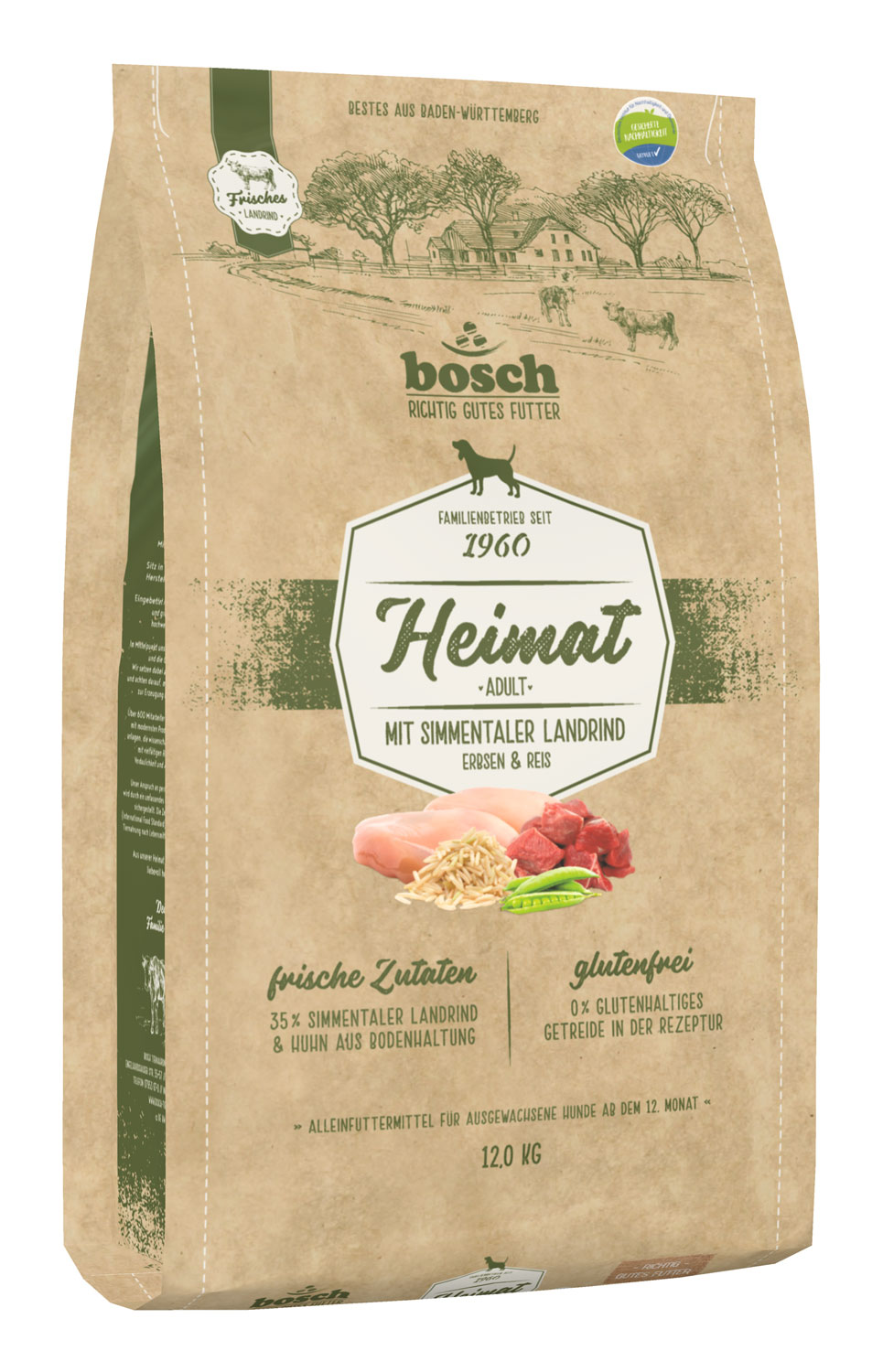 Bosch Heimat Adult mit frischem Simmentaler-Landrind