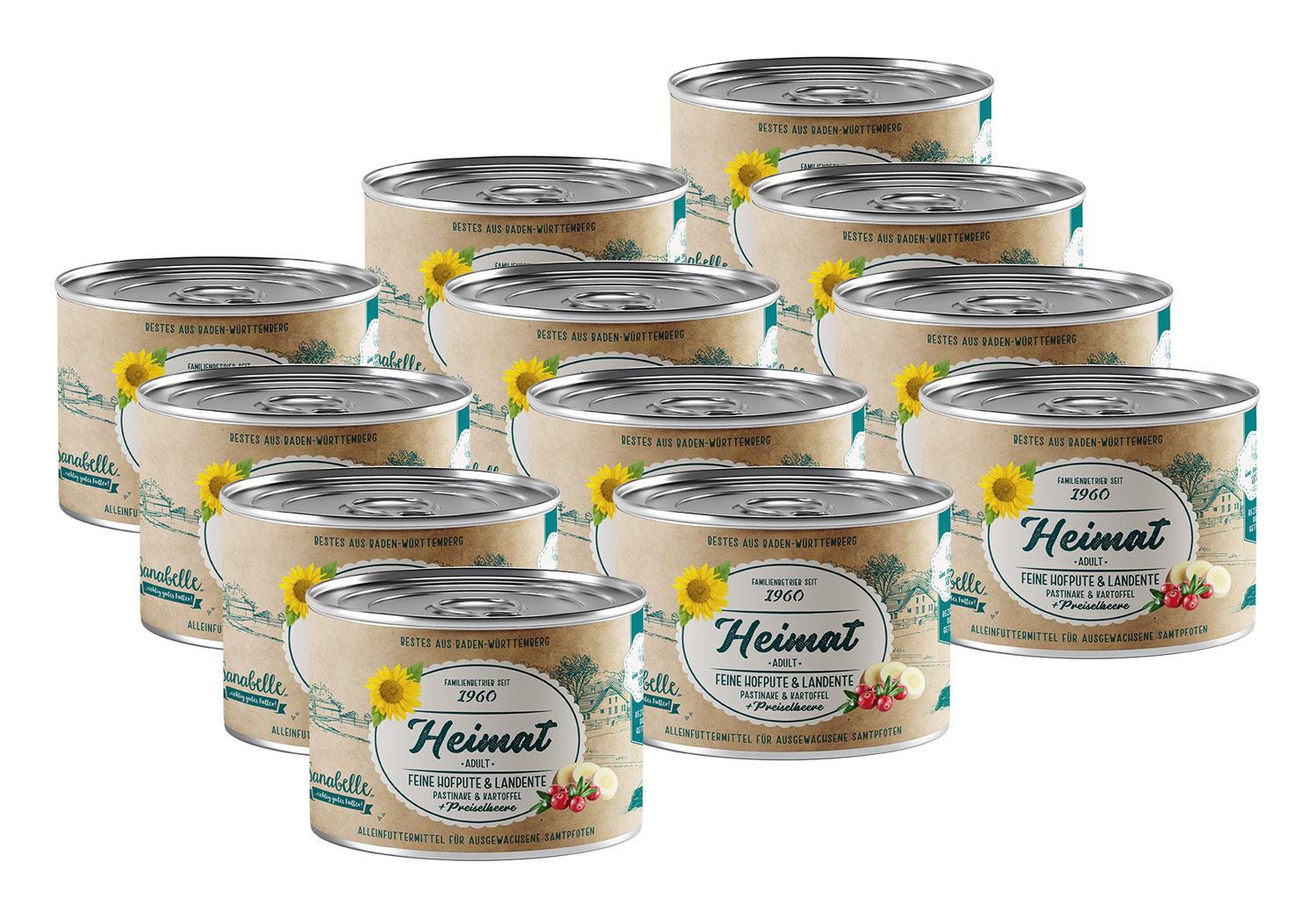 12er-Pack Bosch Heimat Sanabelle Adult feine Hofpute & Landente01