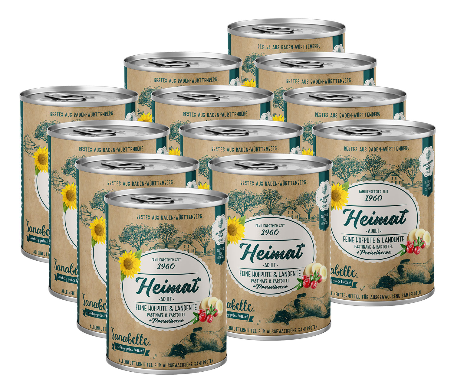 12er-Pack Bosch Heimat Sanabelle Adult feine Hofpute & Landente01